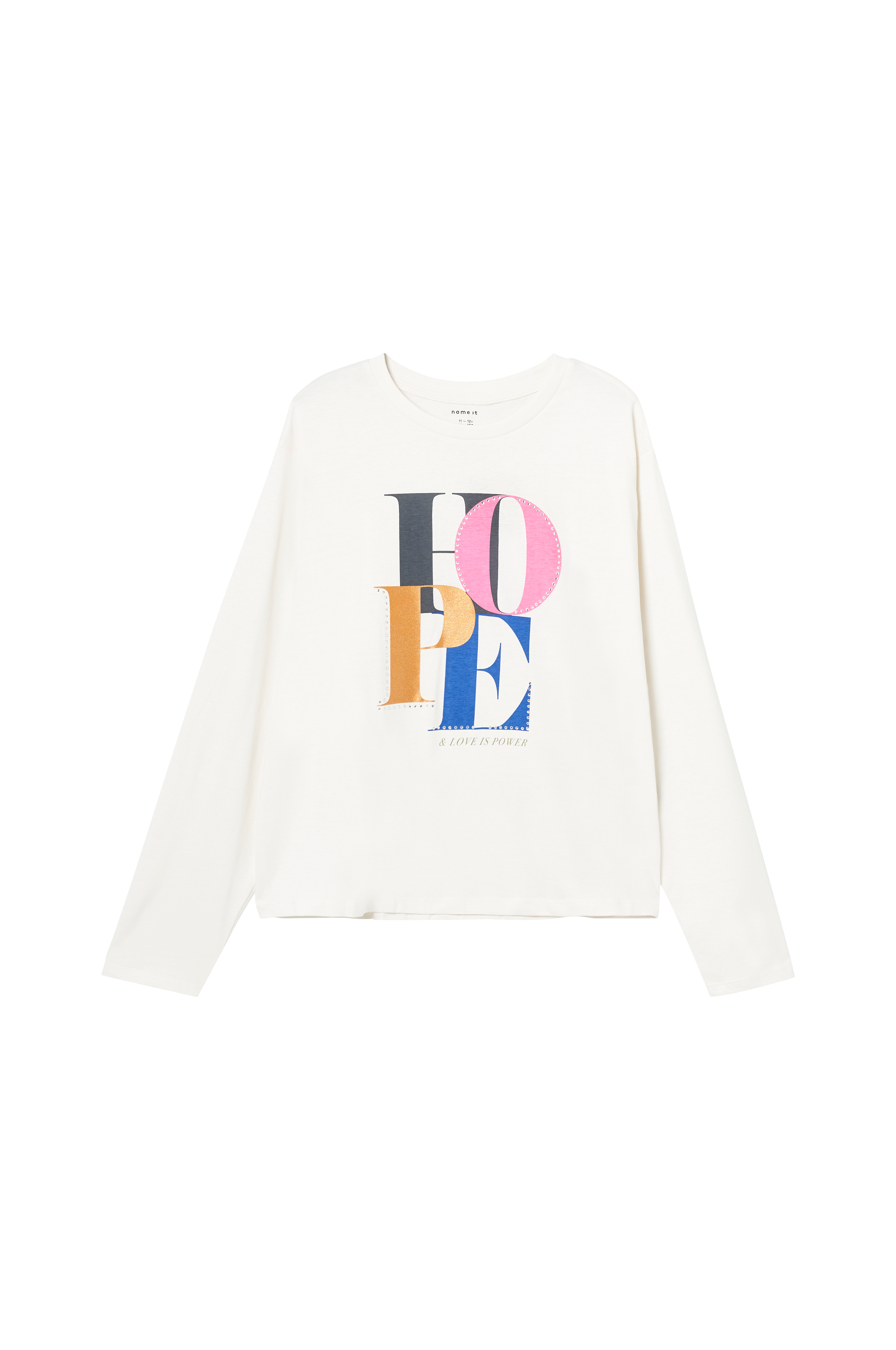 Topp nkfOstuds LS Loose Top v:3296886