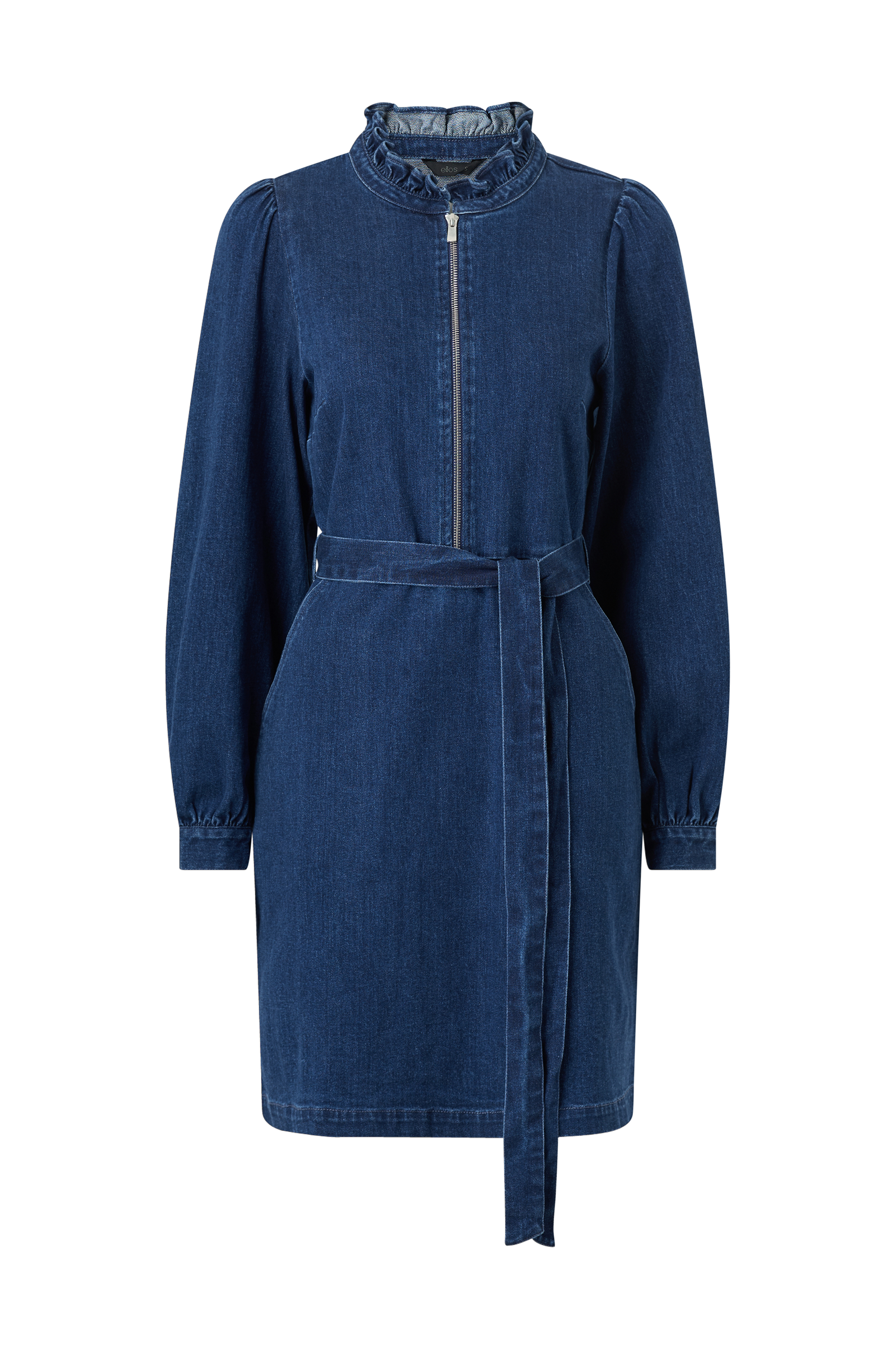 Denimkjole med glidelås v:6561015