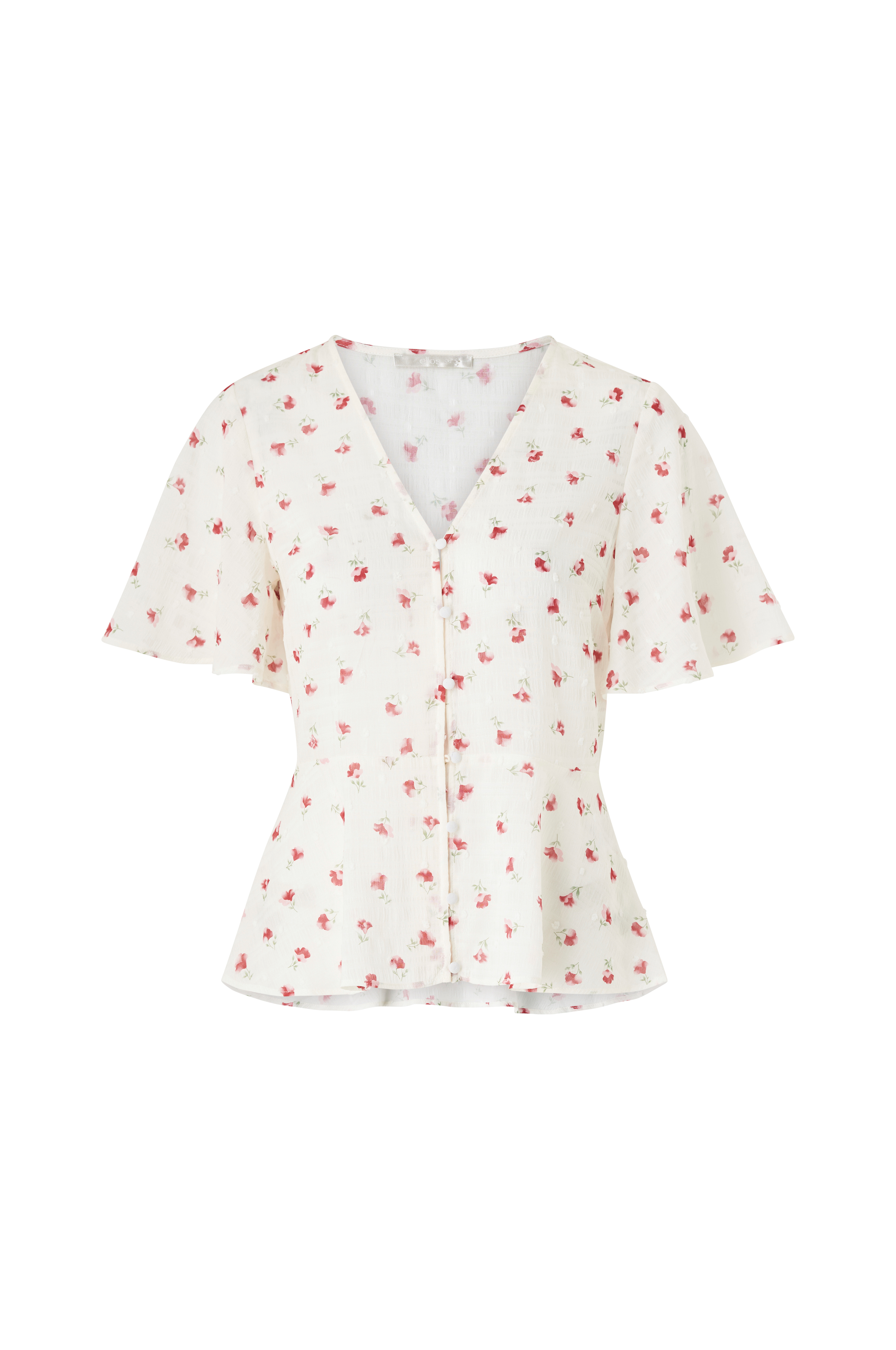 Bluse med knapper v:5129727