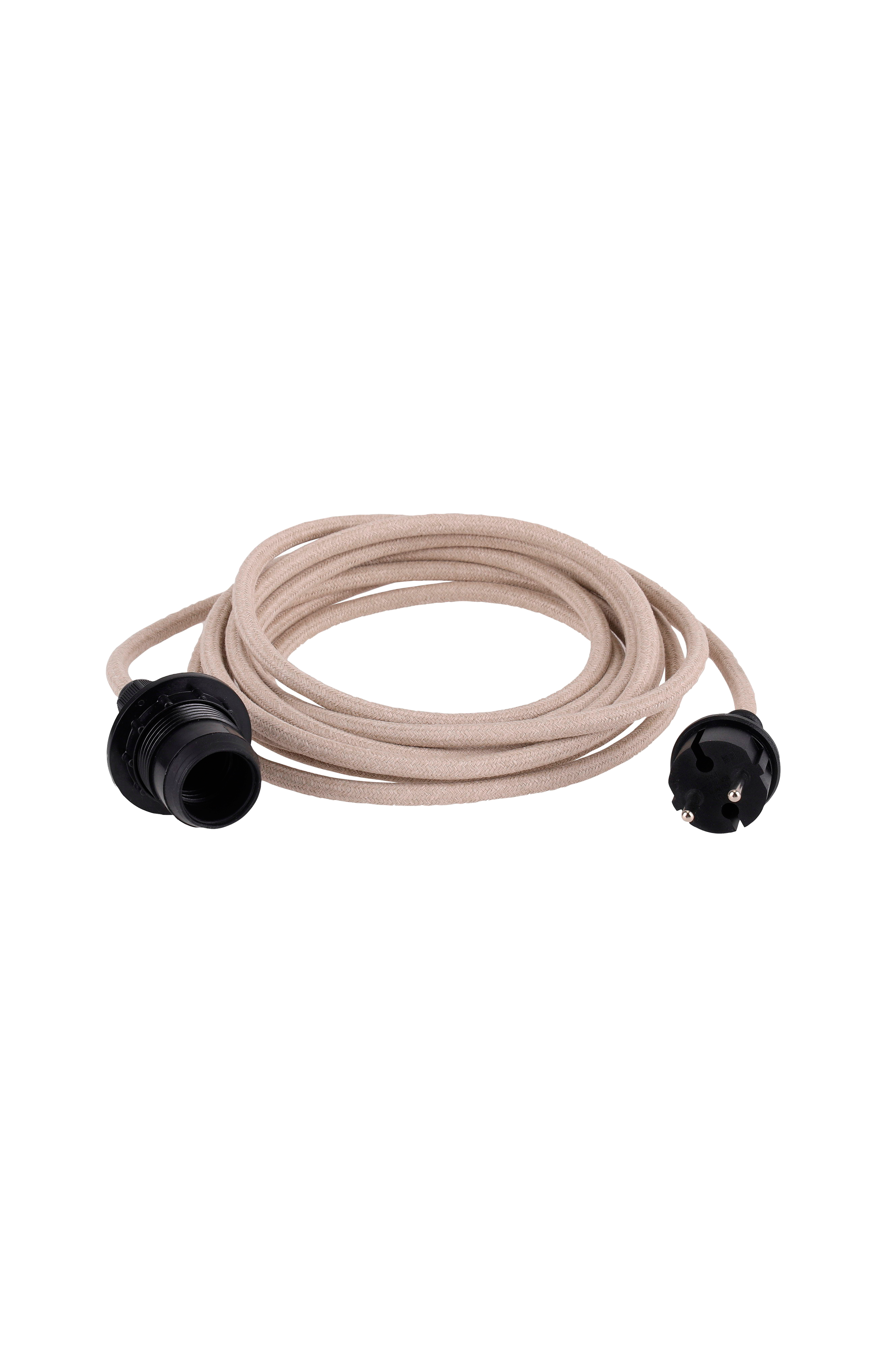 Utendørs kabelsett tekstil Natural E27 v:7413463