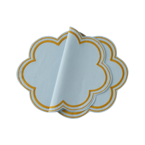 Bordmatte Elly Scallop i resirkulert halvlinne 2 v:4099620 Bordmatte Elly Scallop i resirkulert halvlinne 2 v:4099620