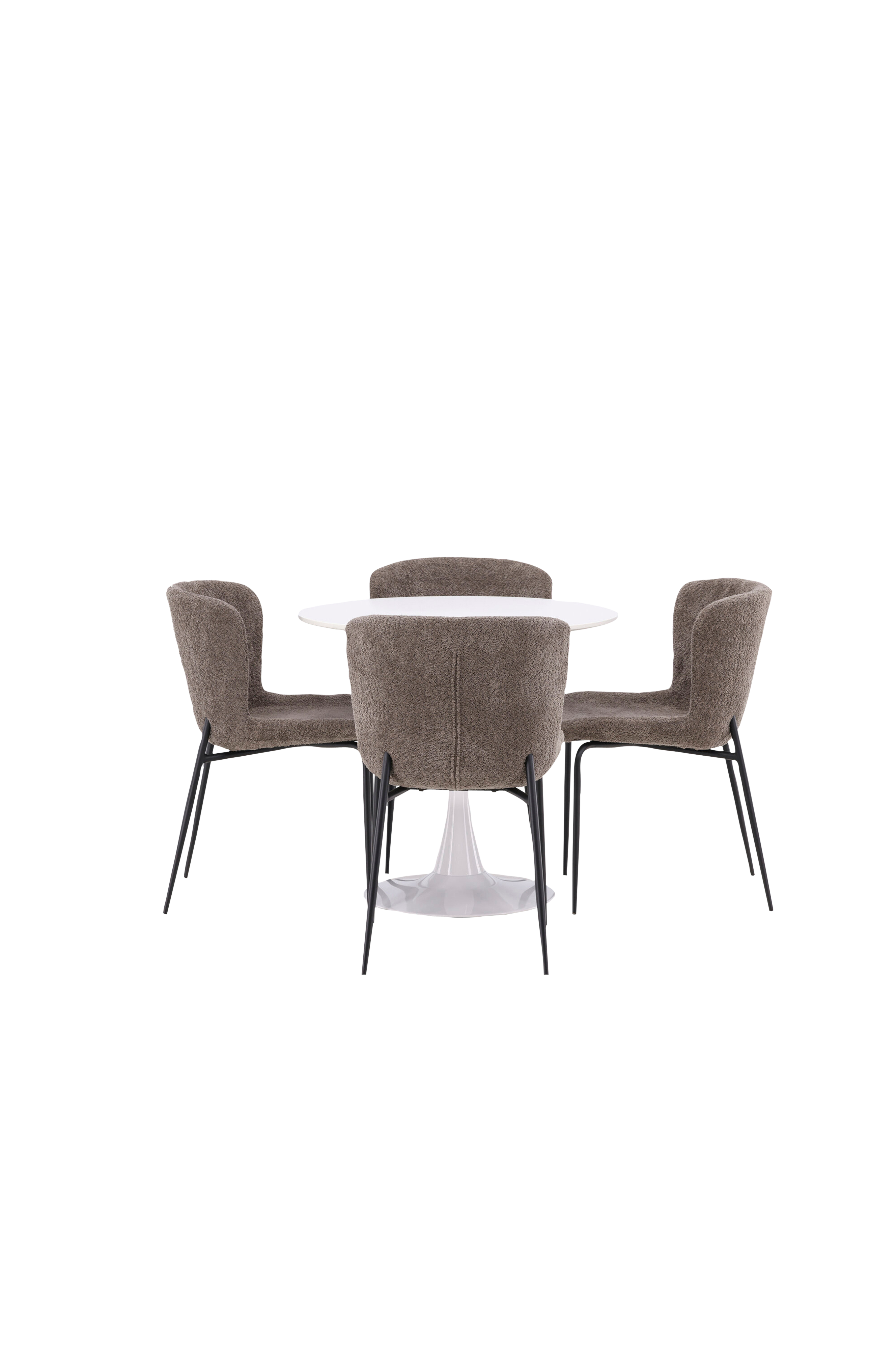 Spisegruppe Hamden med 4 stk stoler Modesto v:7106907
