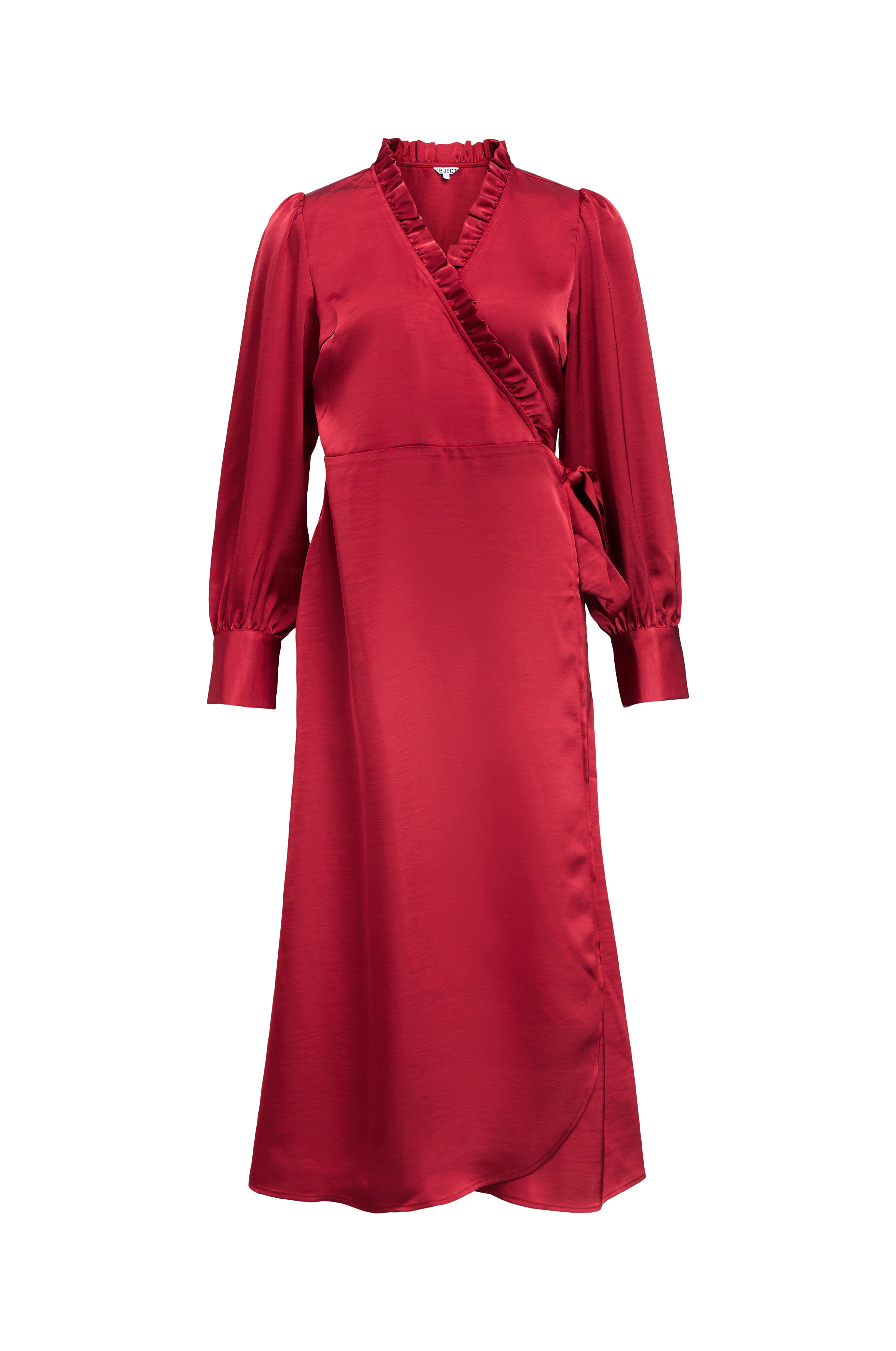 Omslagskjole objChilli L/S Wrap Div v:8305480