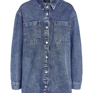 Skjortejakke nMalva L/S Denim Shacket Az351mb NO v:9265812 Skjortejakke nMalva L/S Denim Shacket Az351mb NO v:9265812