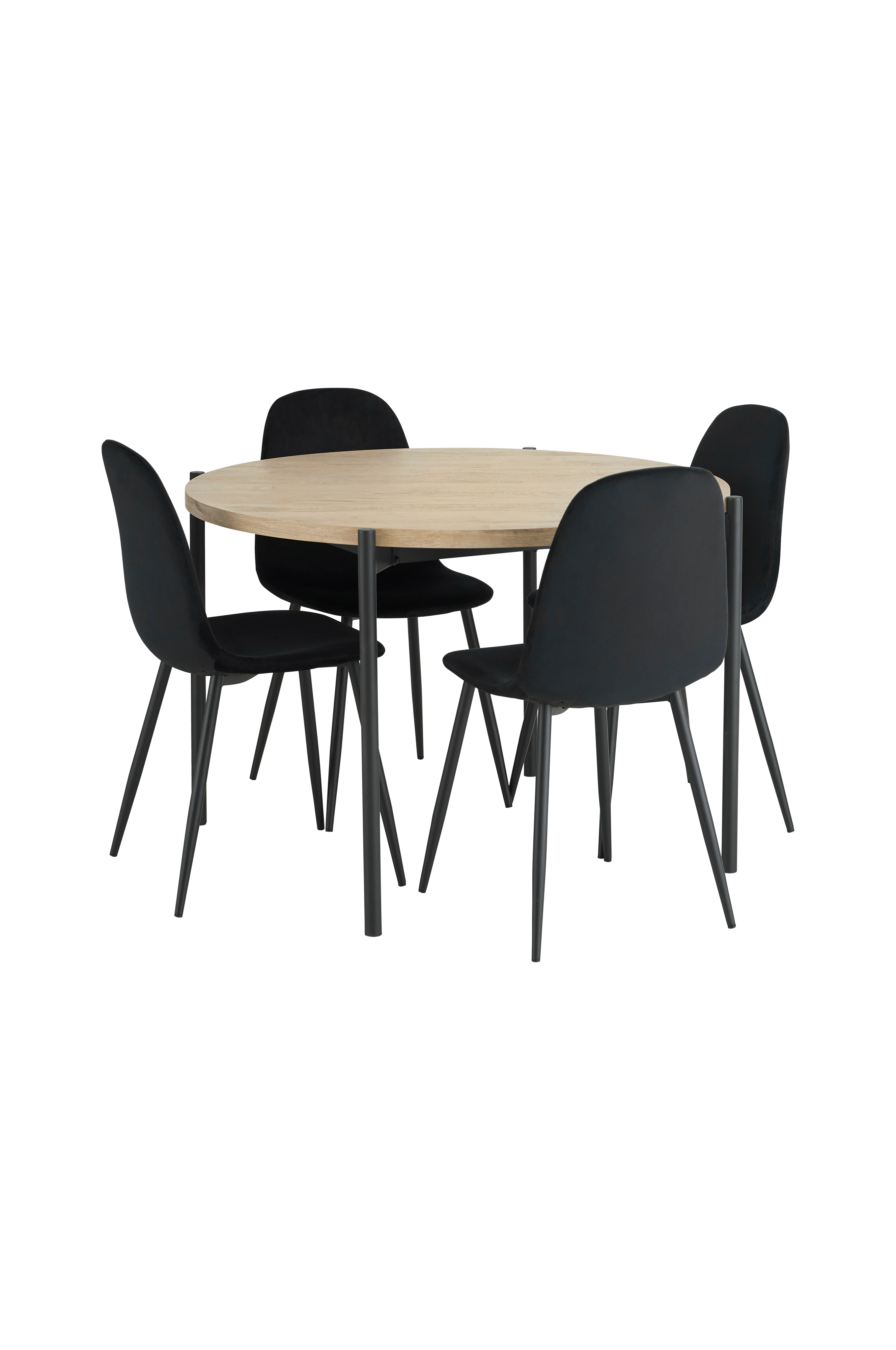 Spisegruppe Gilda med 1 bord og 4 stoler v:401526