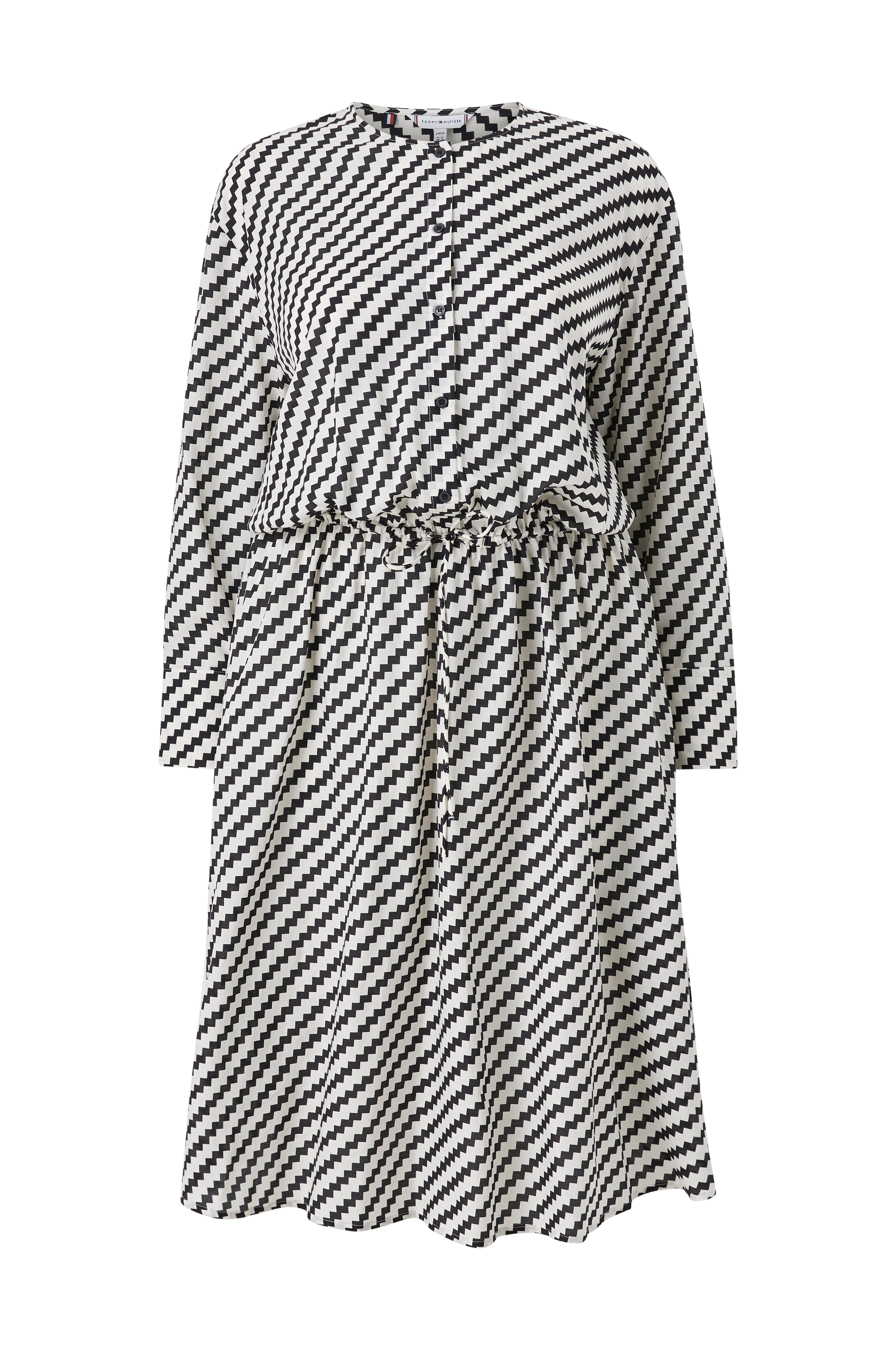 Kjole Crv Zigzag Waisted Midi Dress v:8703091