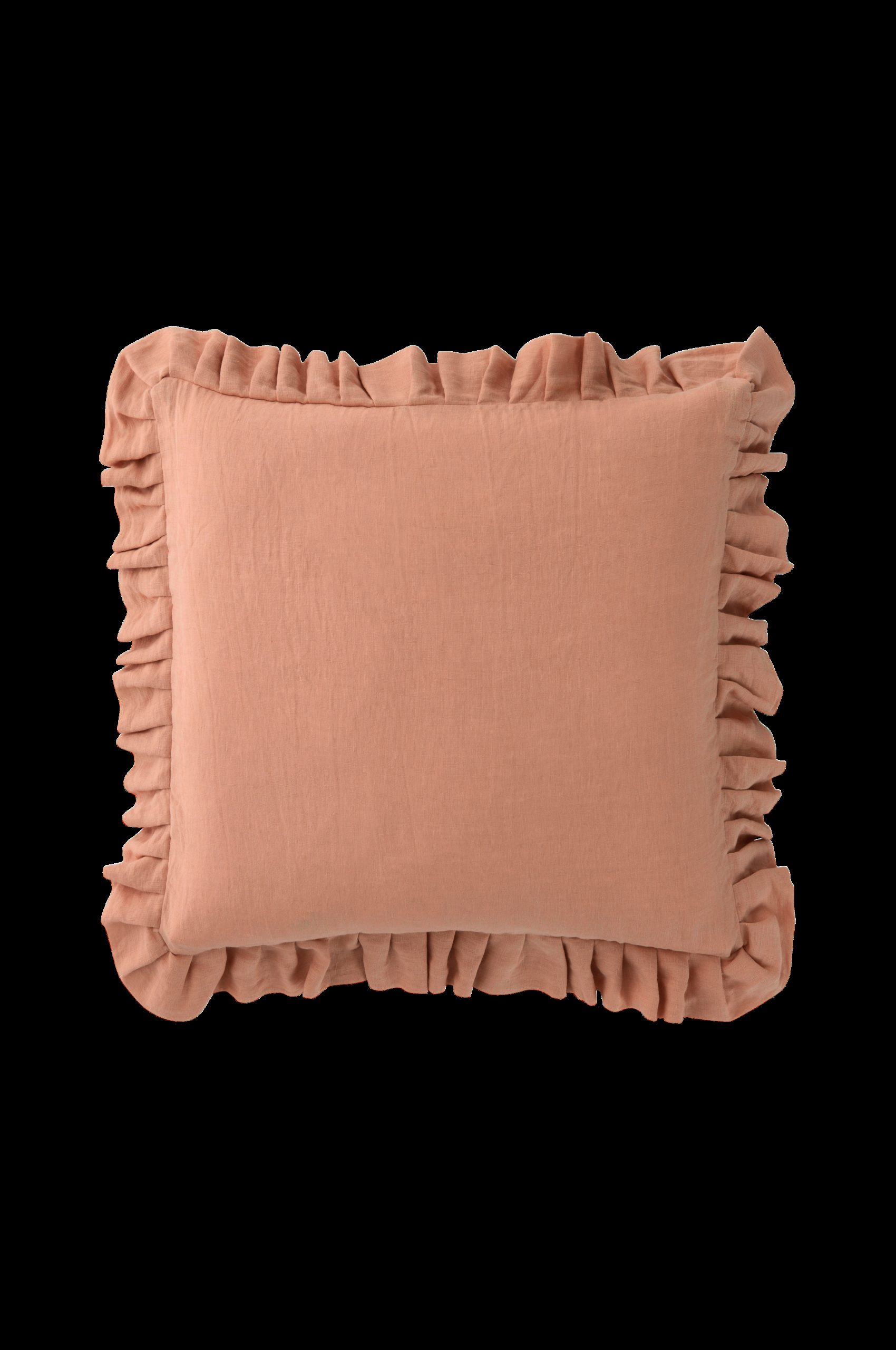 Putetrekk Candice Frill i vasket lin v:8479094