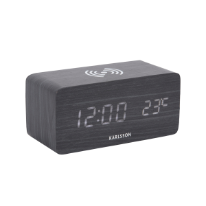 Alarmklokke Block W. Phone Charger LED v:2054514