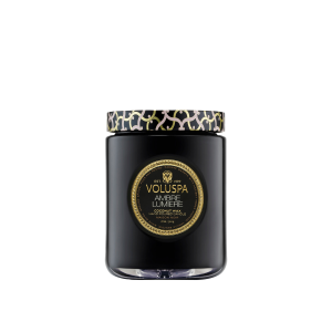 Ambre Lumiere Large Glass Jar Candle 100H v:3742755