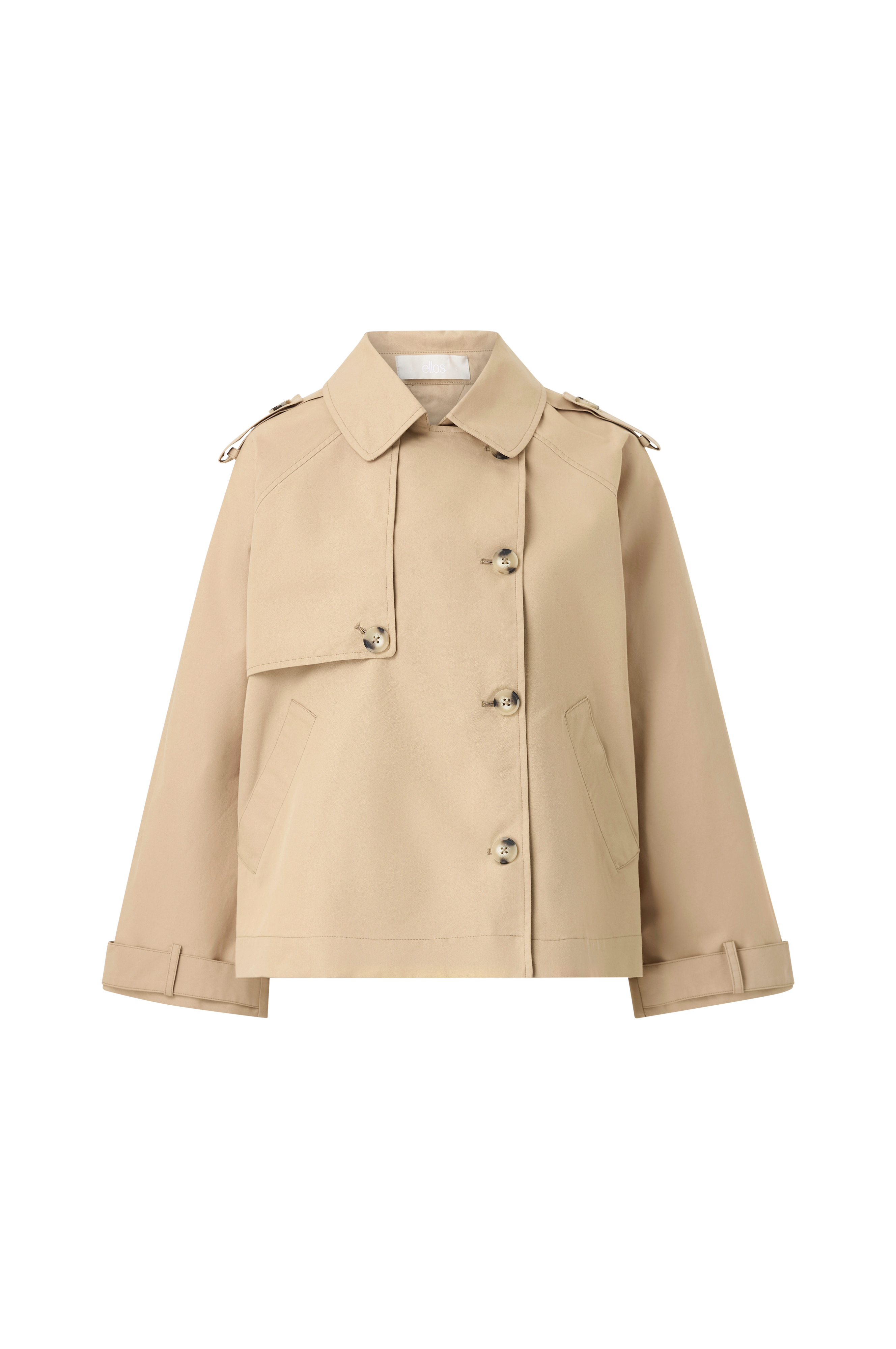 Kort trenchcoat v:6114826