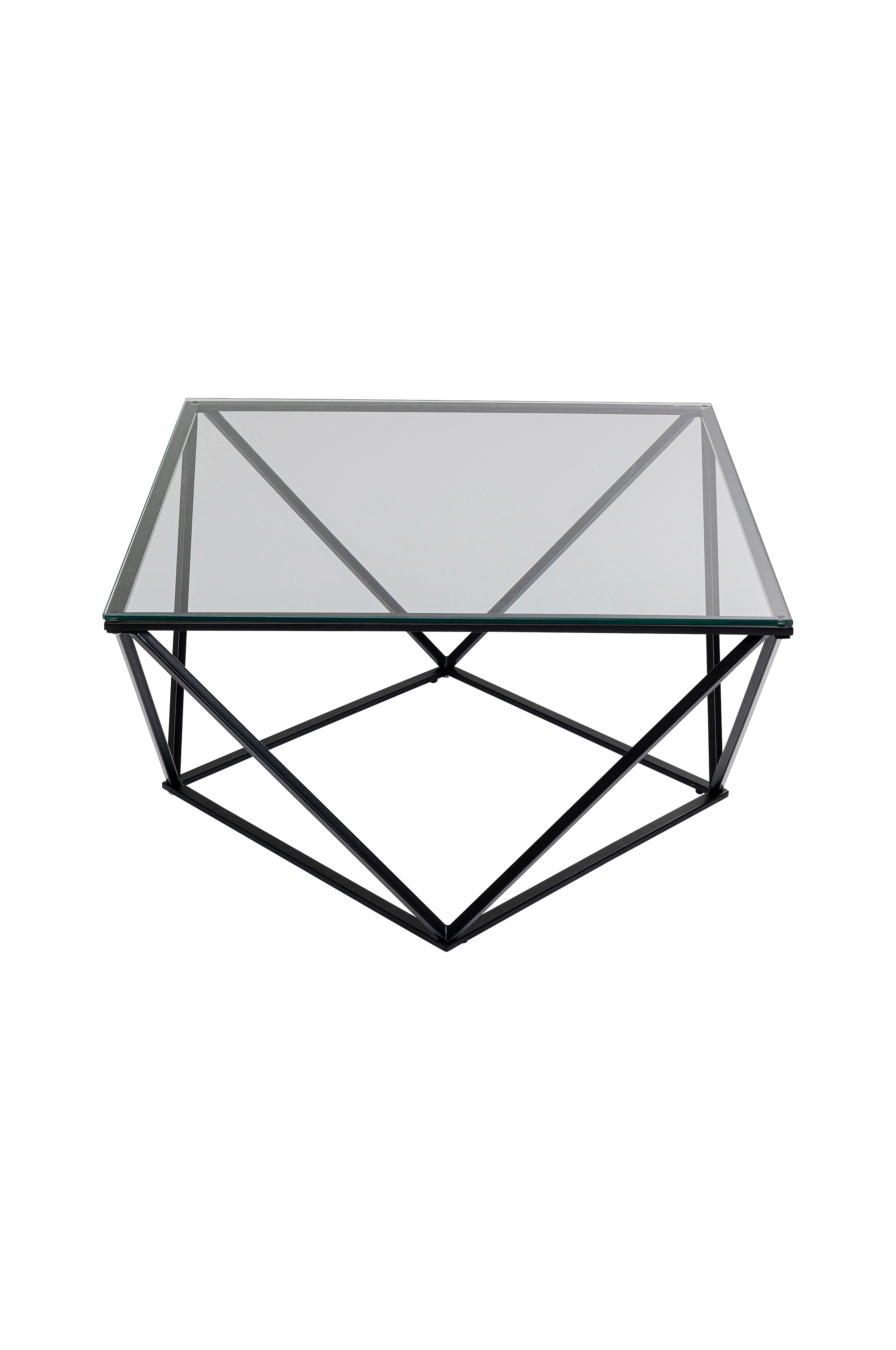 Sofabord Cristallo, 80x80 cm v:2234243
