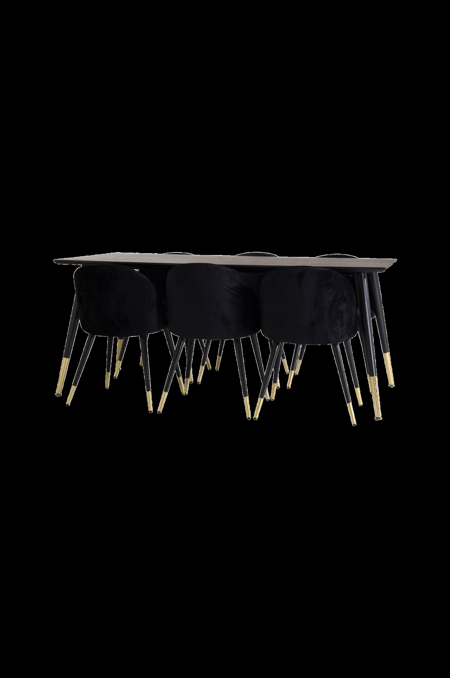 Spisegruppe Doris bord og 6 stk Valleta stoler v:6566547
