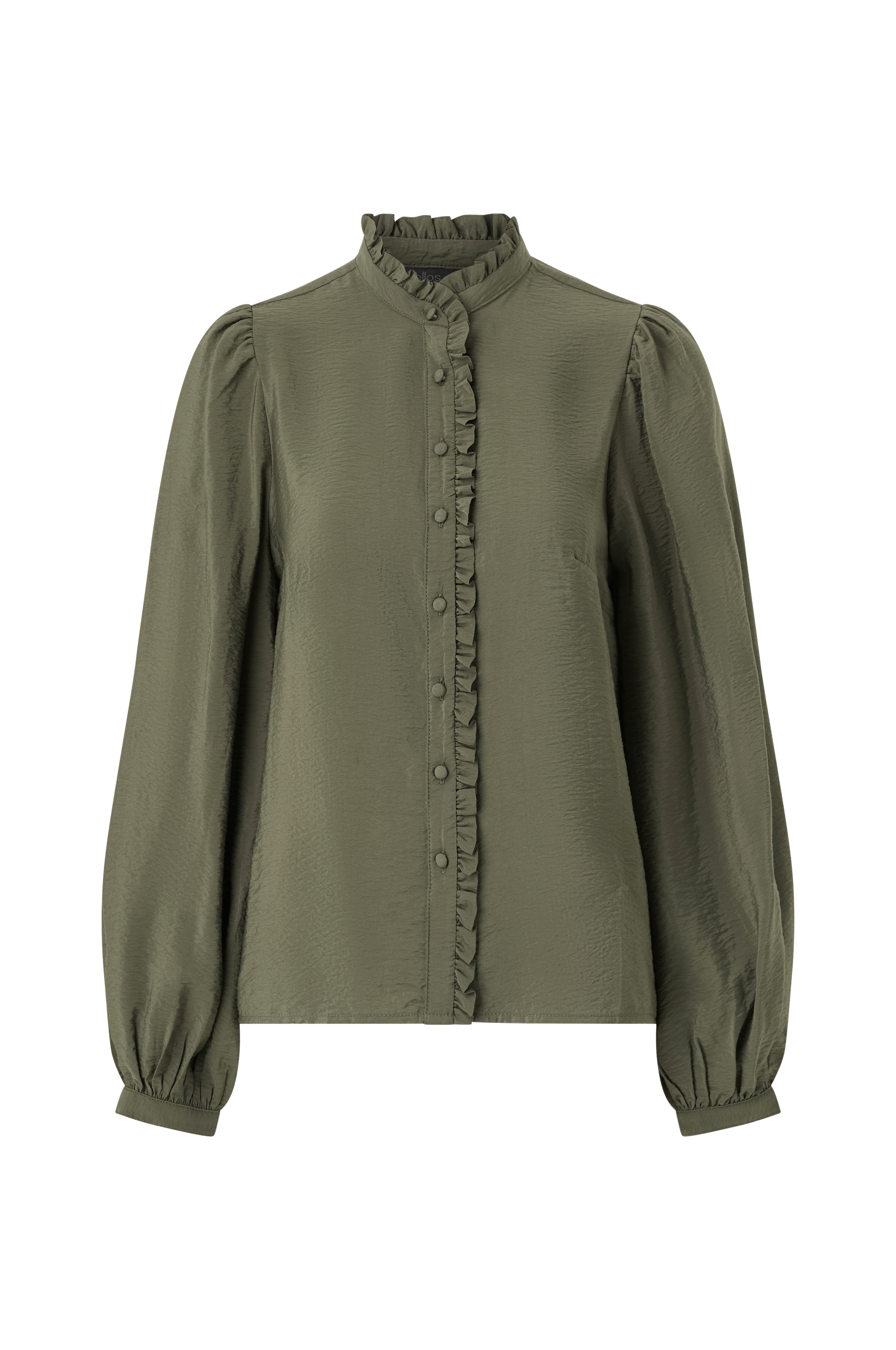 Bluse med volangdetalj v:8081640