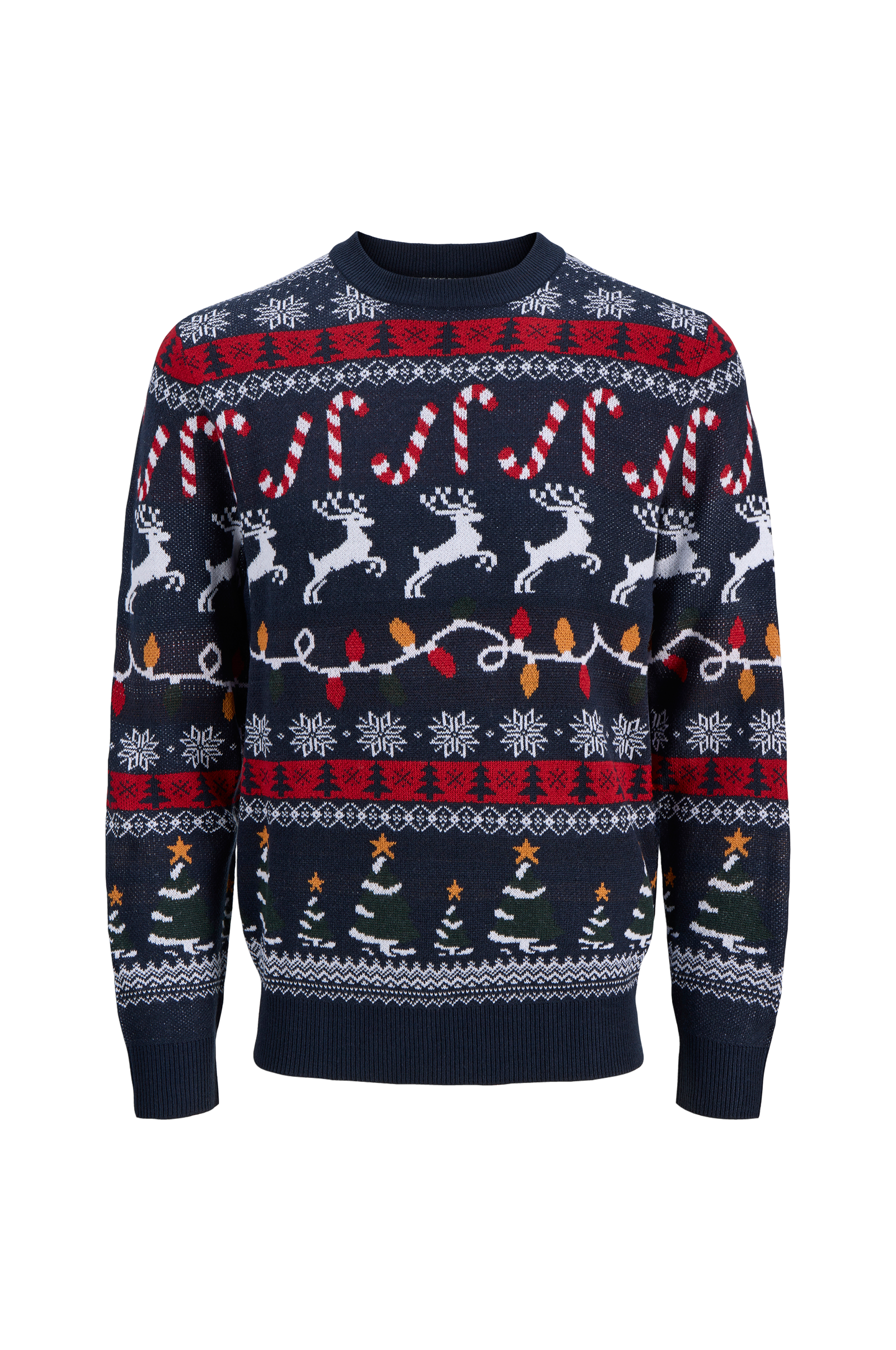 Genser Jjxmas Santa Knit Crew Neck v:213678