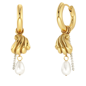 Øredobber Beach Pearls Hoops v:1900756