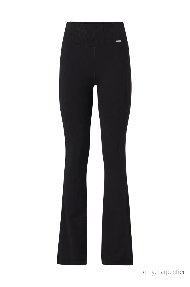 Treningstights Ribbed Seamless Flare Tights v:5549774
