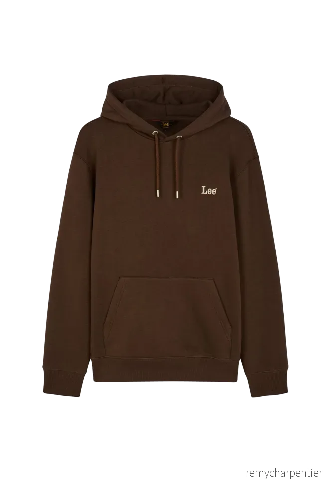 Hettegenser Essential Lee Hoodie Shaved Chocola v:8985313