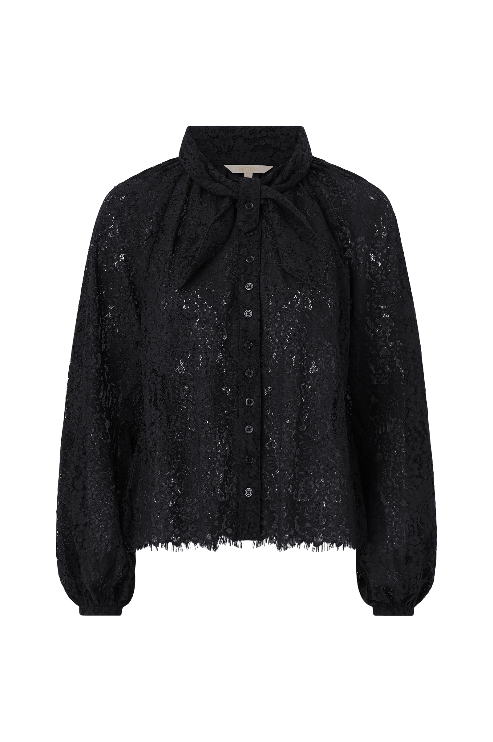 Blondebluse Lace Bow Blouse v:7527989