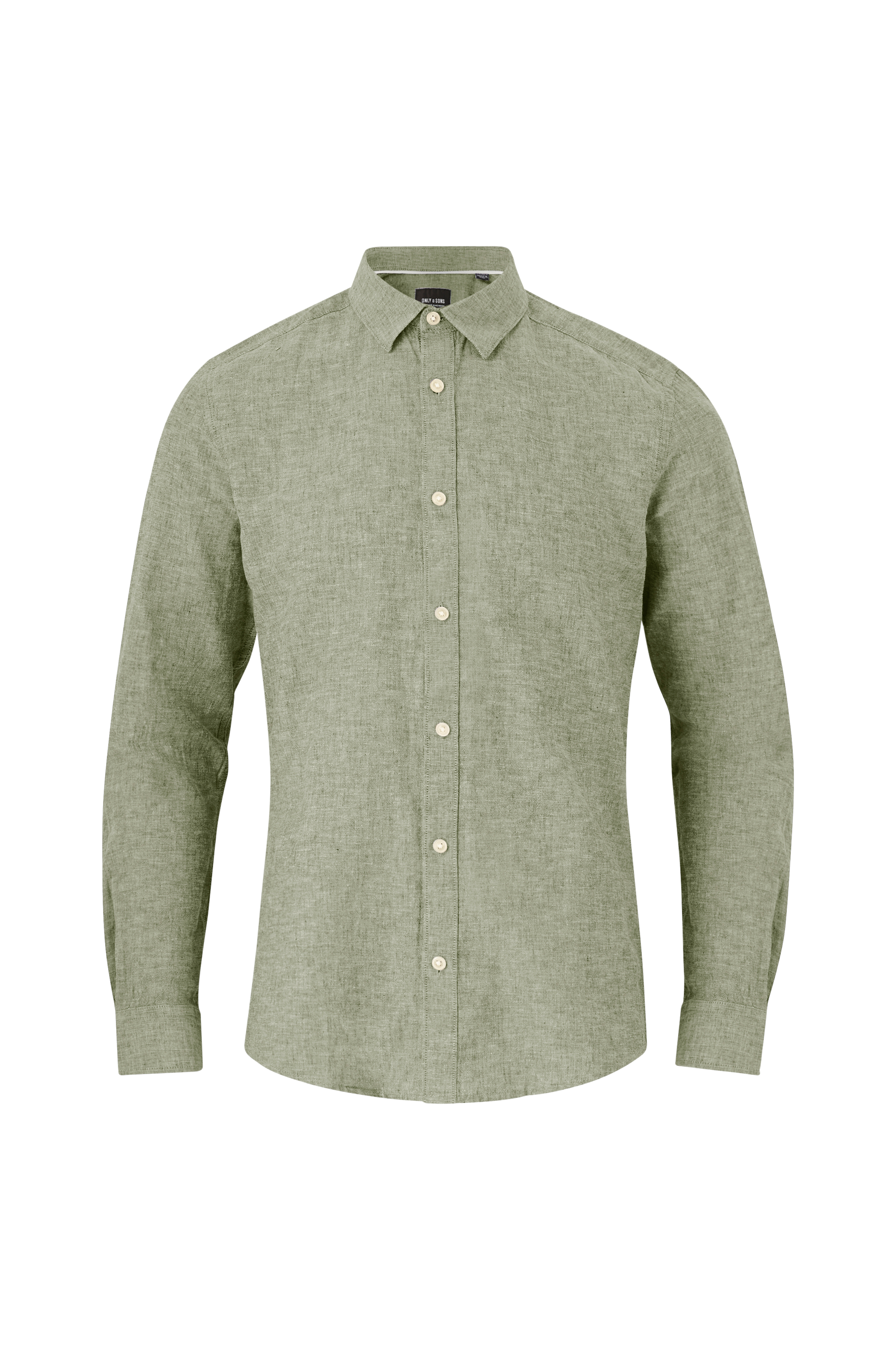 Skjorte onsCaiden LS Solid Linen Shirt v:5522800