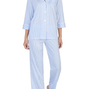 Pyjamas LRL Heritage 3/4 Sl Classic Notch PJ Set v:6418410 Pyjamas LRL Heritage 3/4 Sl Classic Notch PJ Set v:6418410