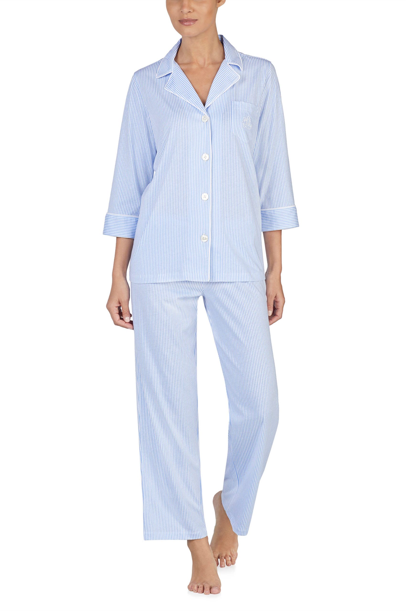 Pyjamas LRL Heritage 3/4 Sl Classic Notch PJ Set v:6418410
