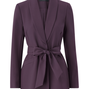 Blazer med slips og sjalkrage v:1363431 Blazer med slips og sjalkrage v:1363431