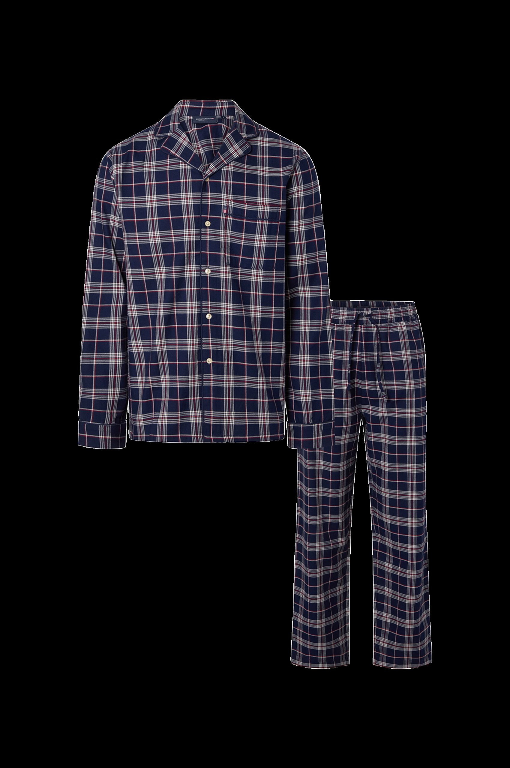 Pyjamassett Rutete flanell v:3172166