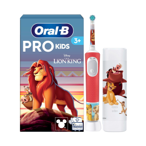 Elektrisk tannbørste Vitality Pro Kids Lion King + reiseveske v:303247