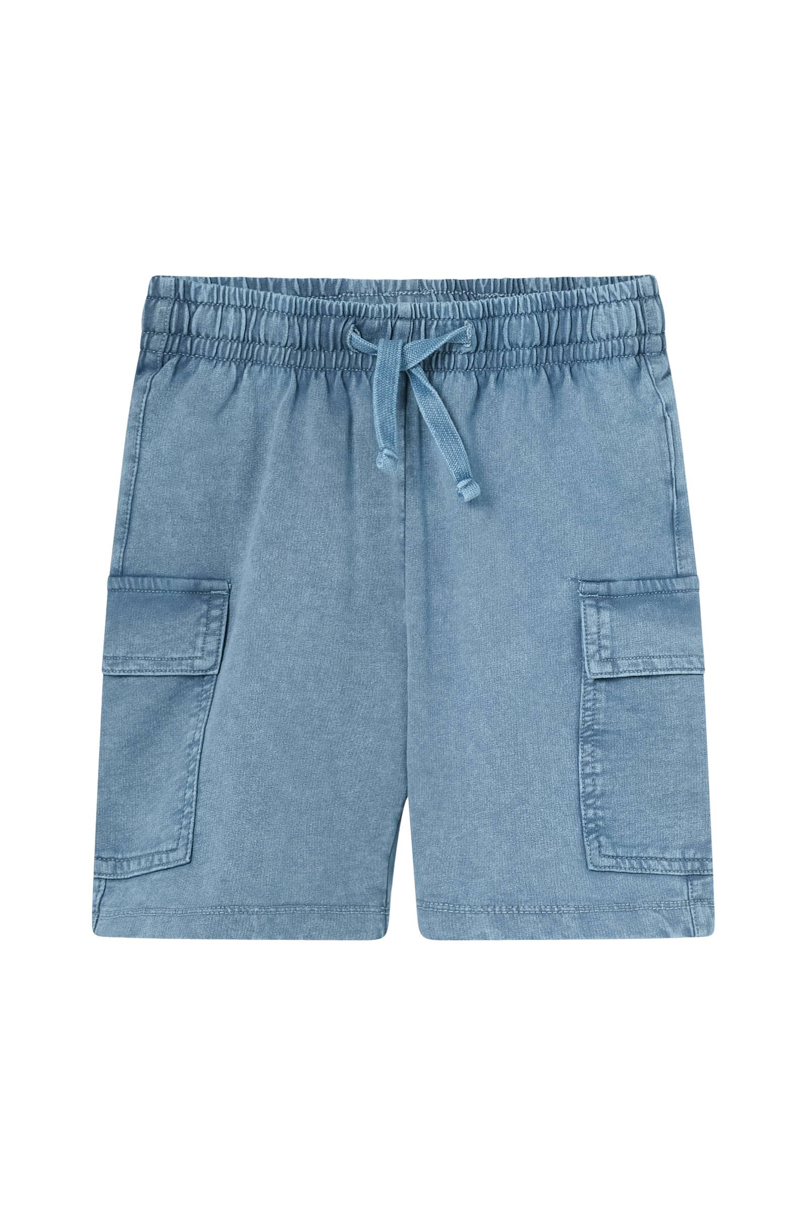 Sweatshorts med denimlook v:8277398