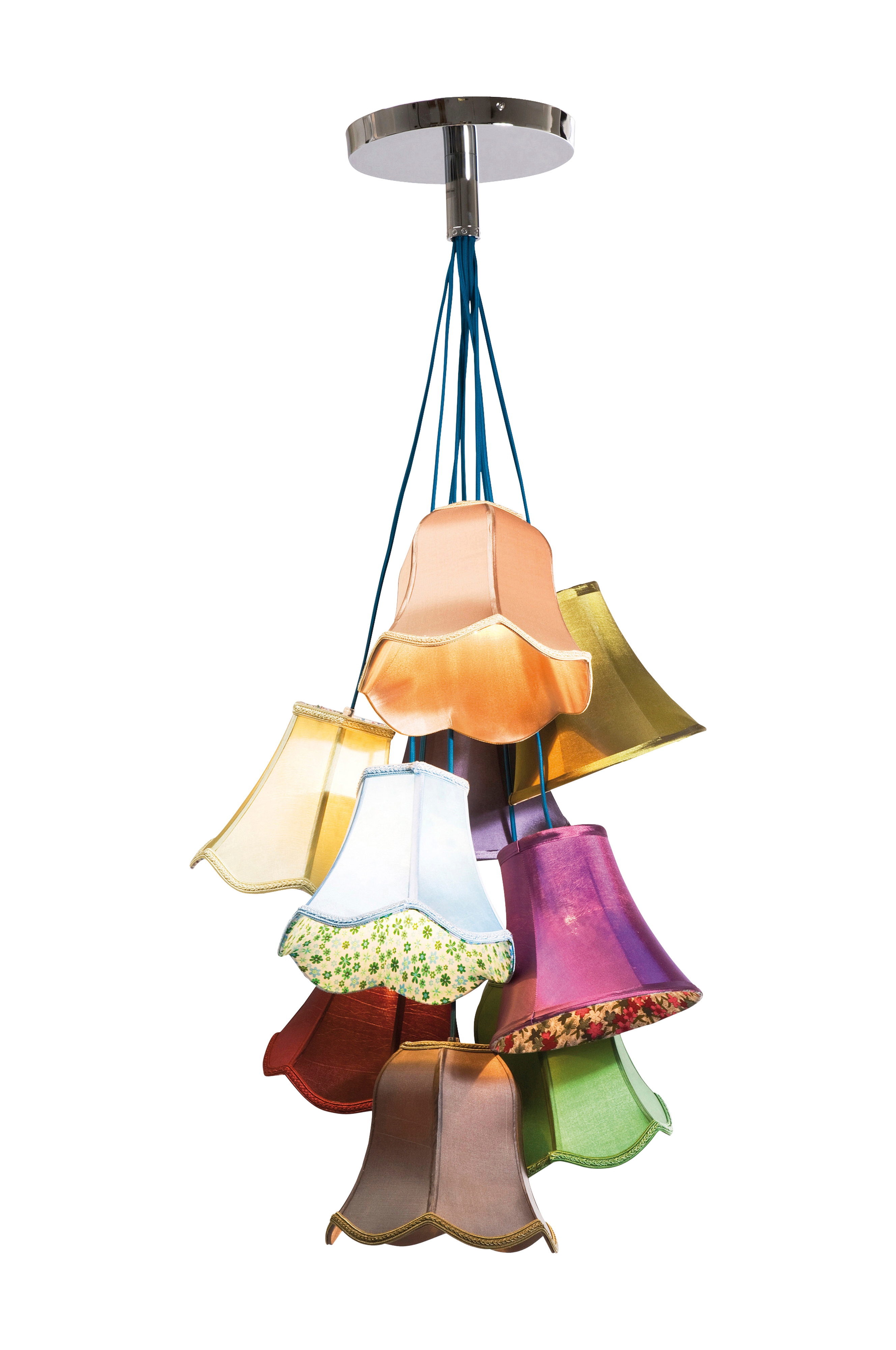 Taklampe Saloon Flowers 9 v:3894061
