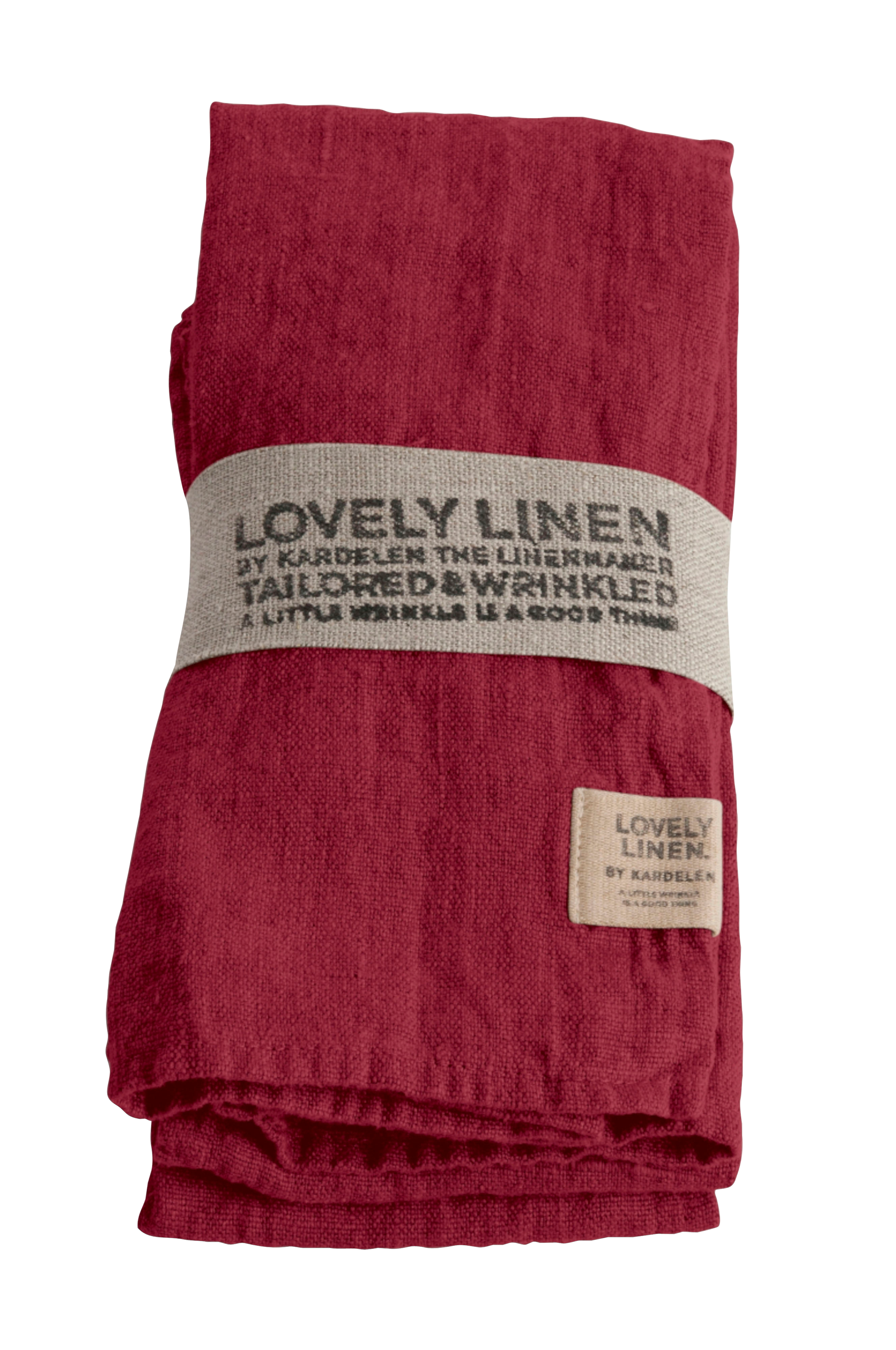 Serviett Lovely i vasket lin, 4 v:7489501