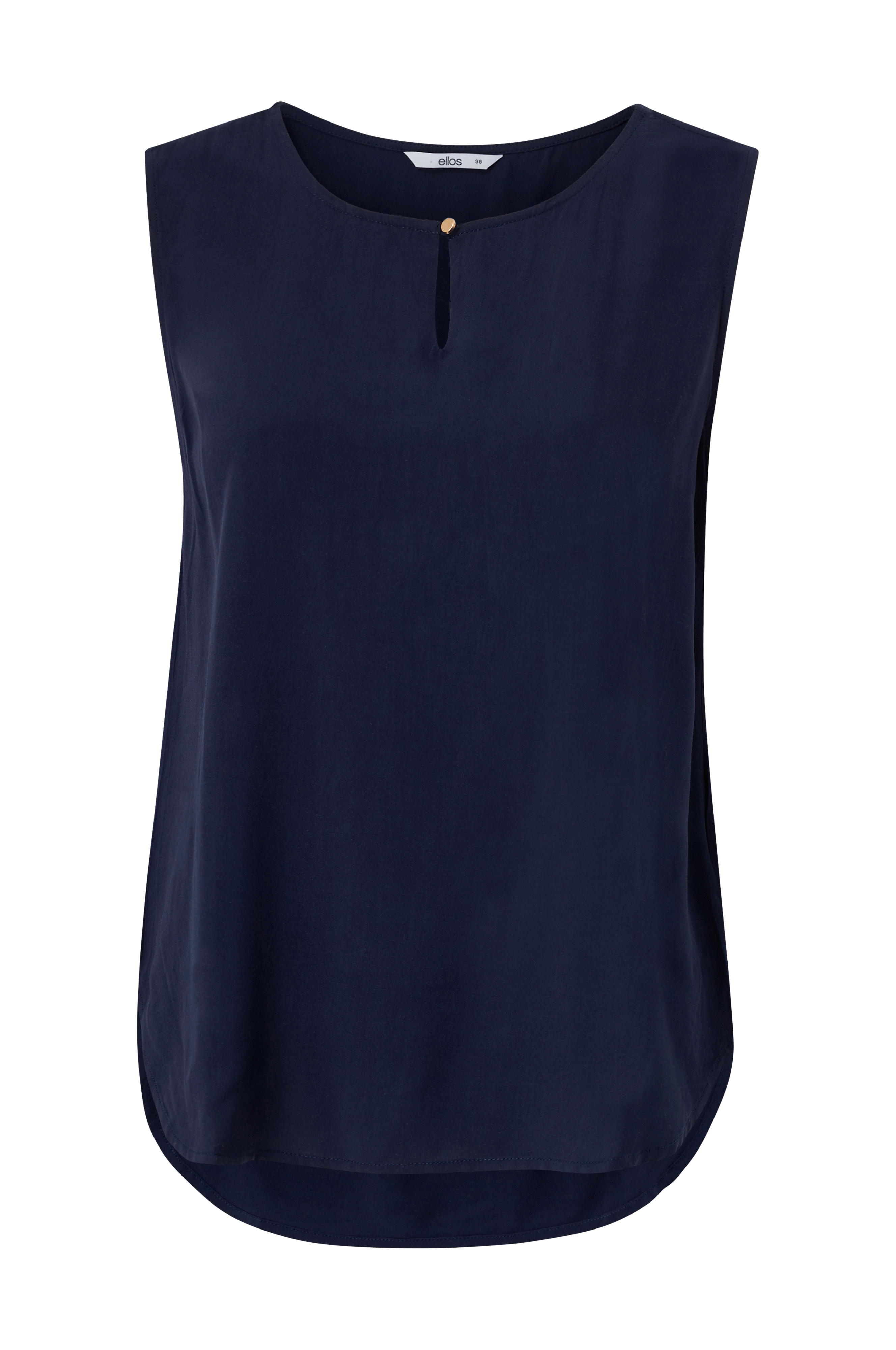Ermeløs bluse i viskose v:2843121