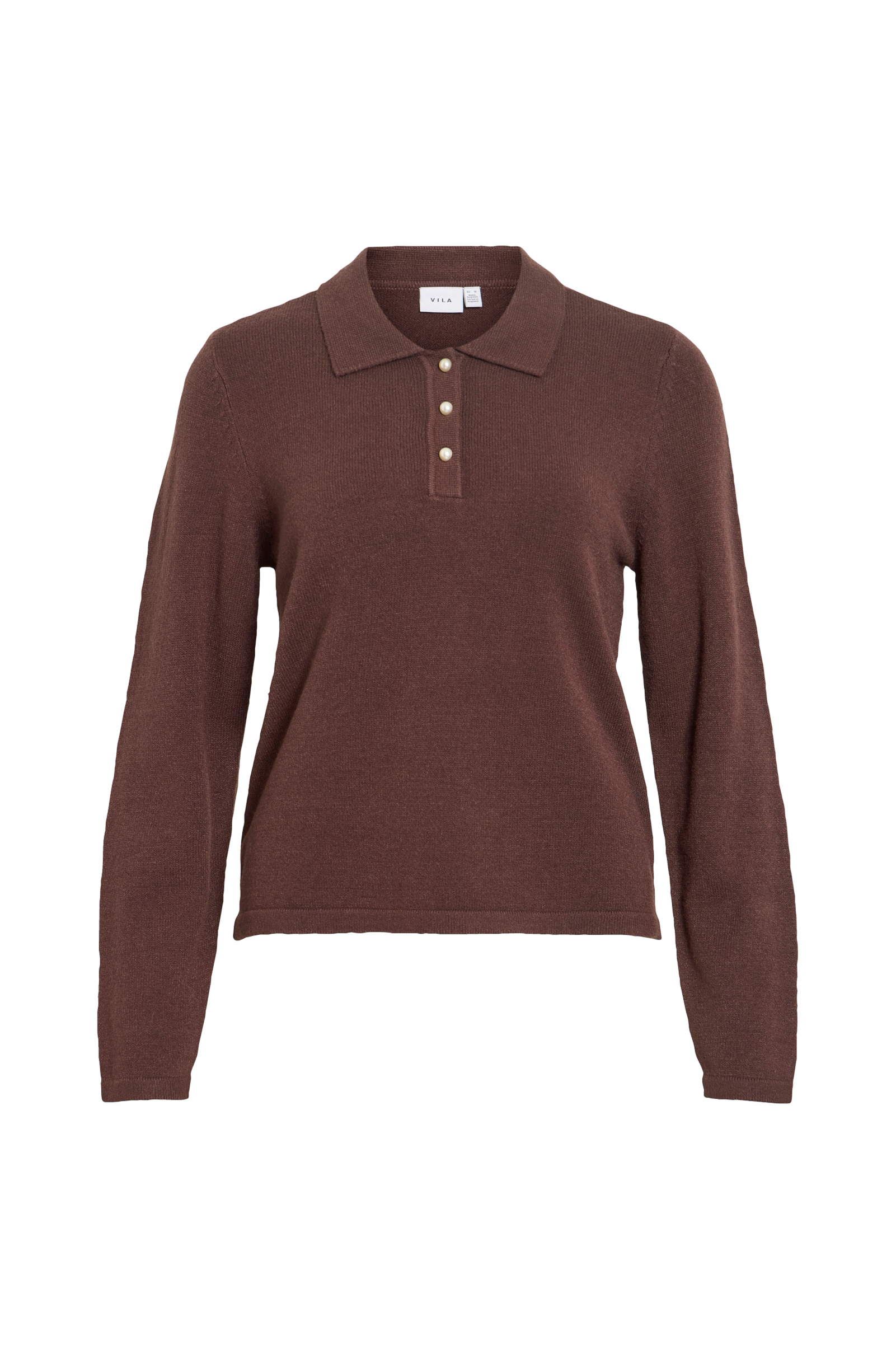 Genser Viril L/S Polo Pullover Knit v:2014123