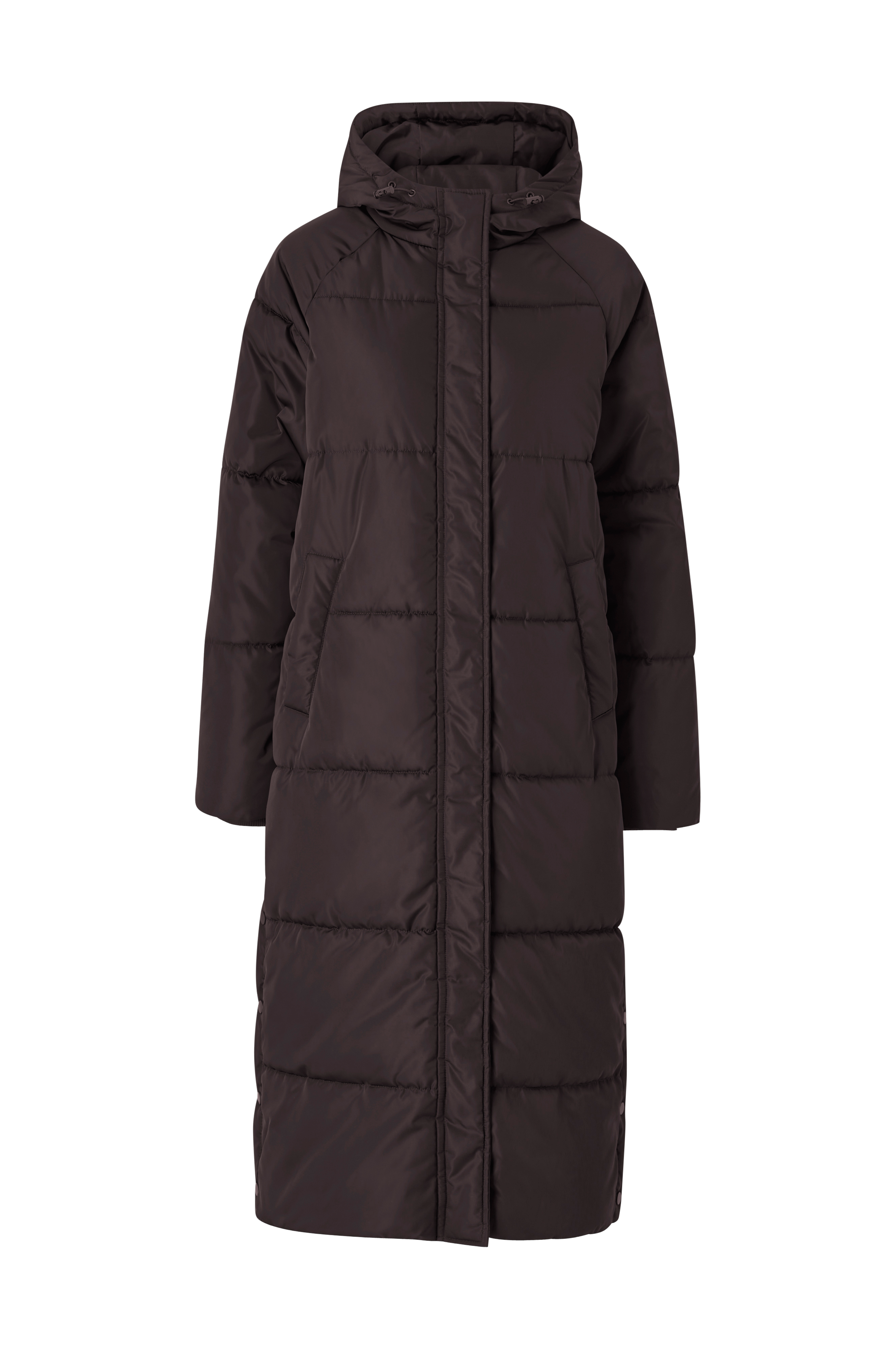 Lang polstret jakke v:5174049