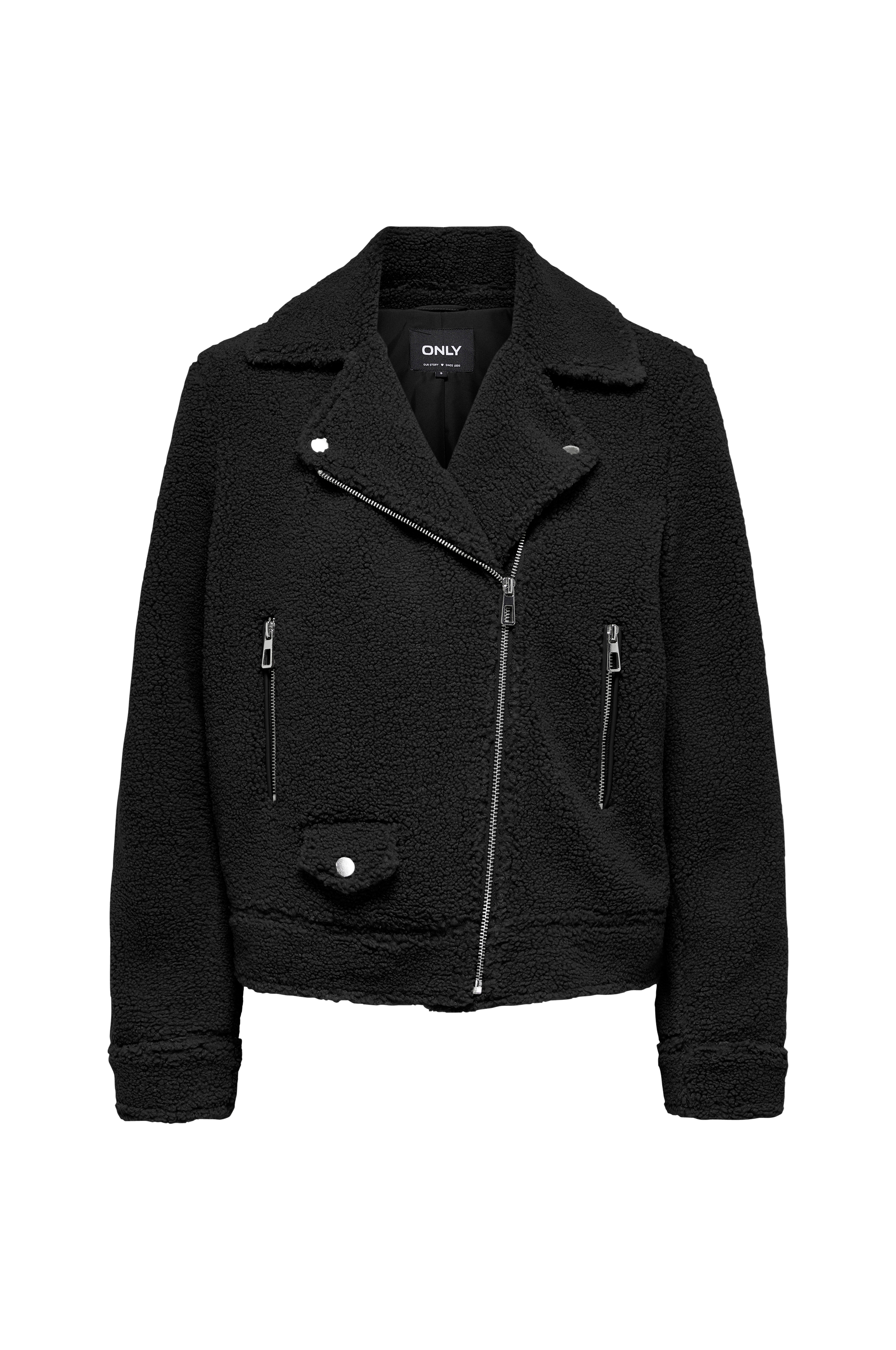 Teddyjakke onlRio Teddy Biker Jacket CC Otw v:4328648