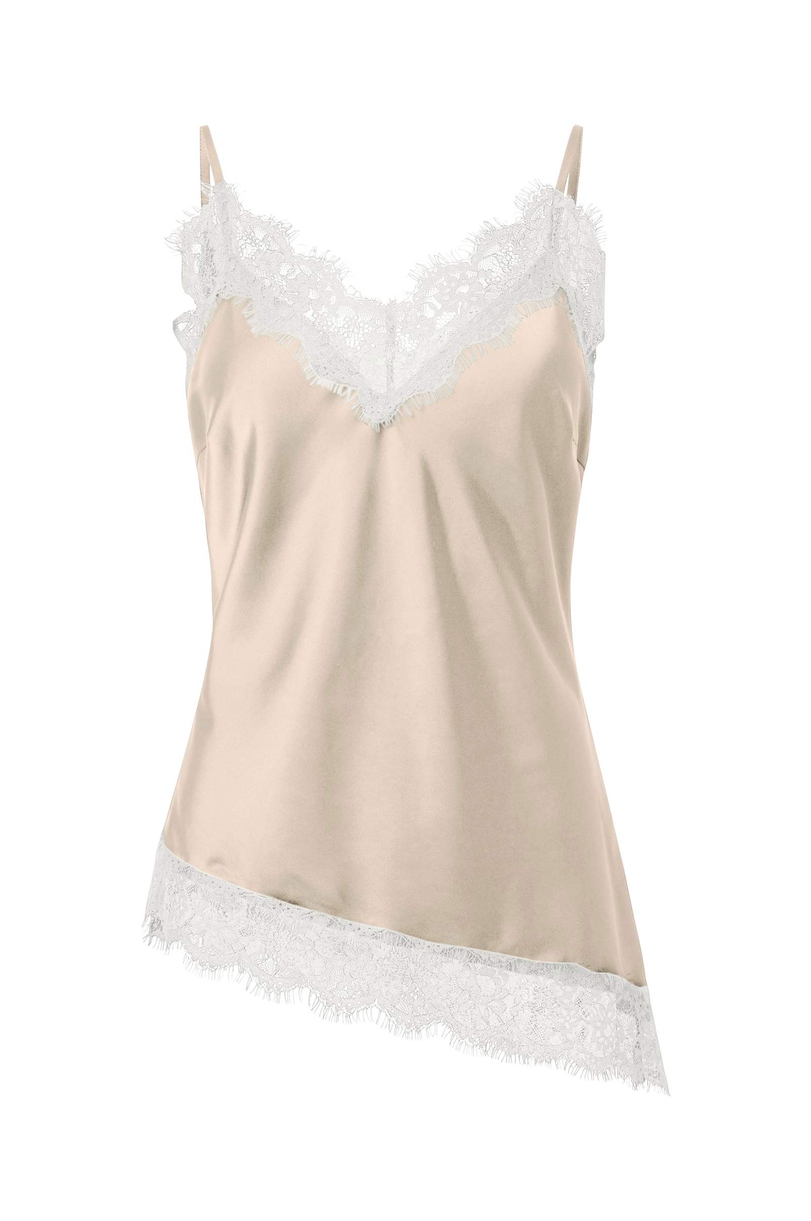 Topp pcJessa Singlet W/lace Wvn BC v:7737565