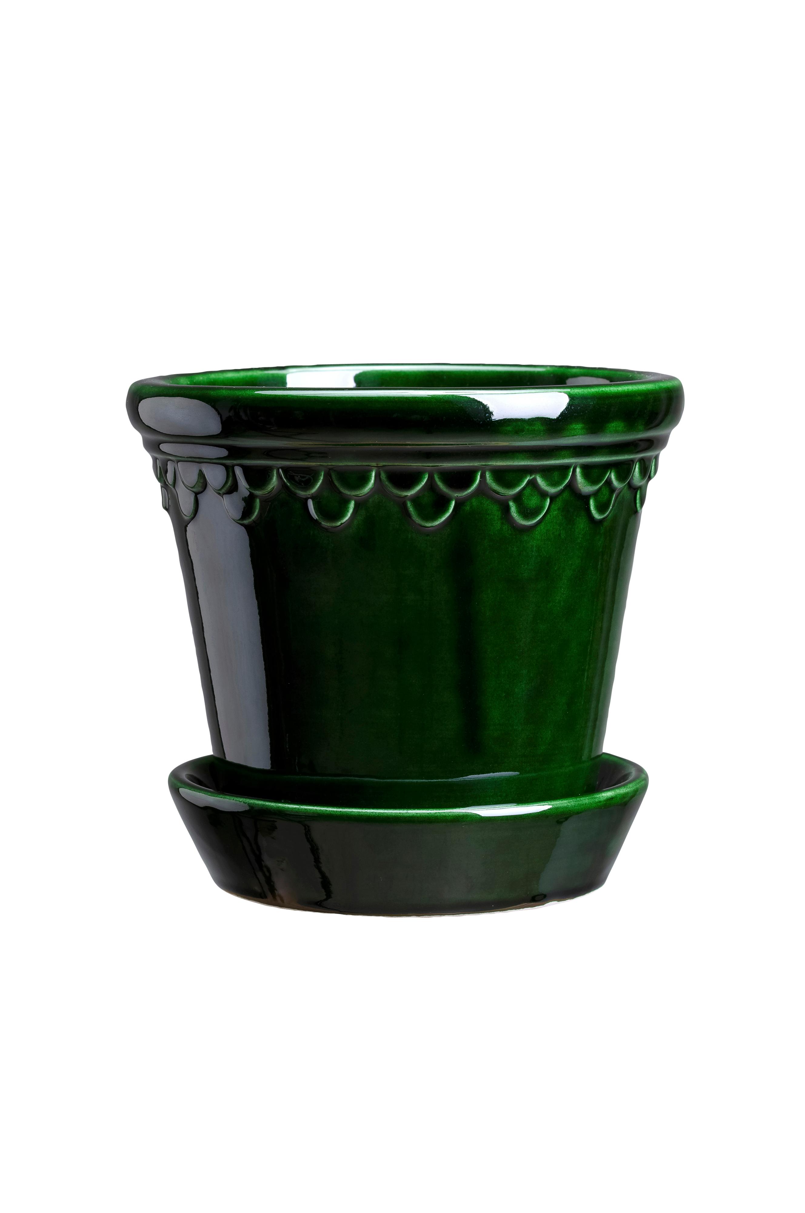 Potte med fat enhavner GLAZED, diameter 21 cm v:2616854