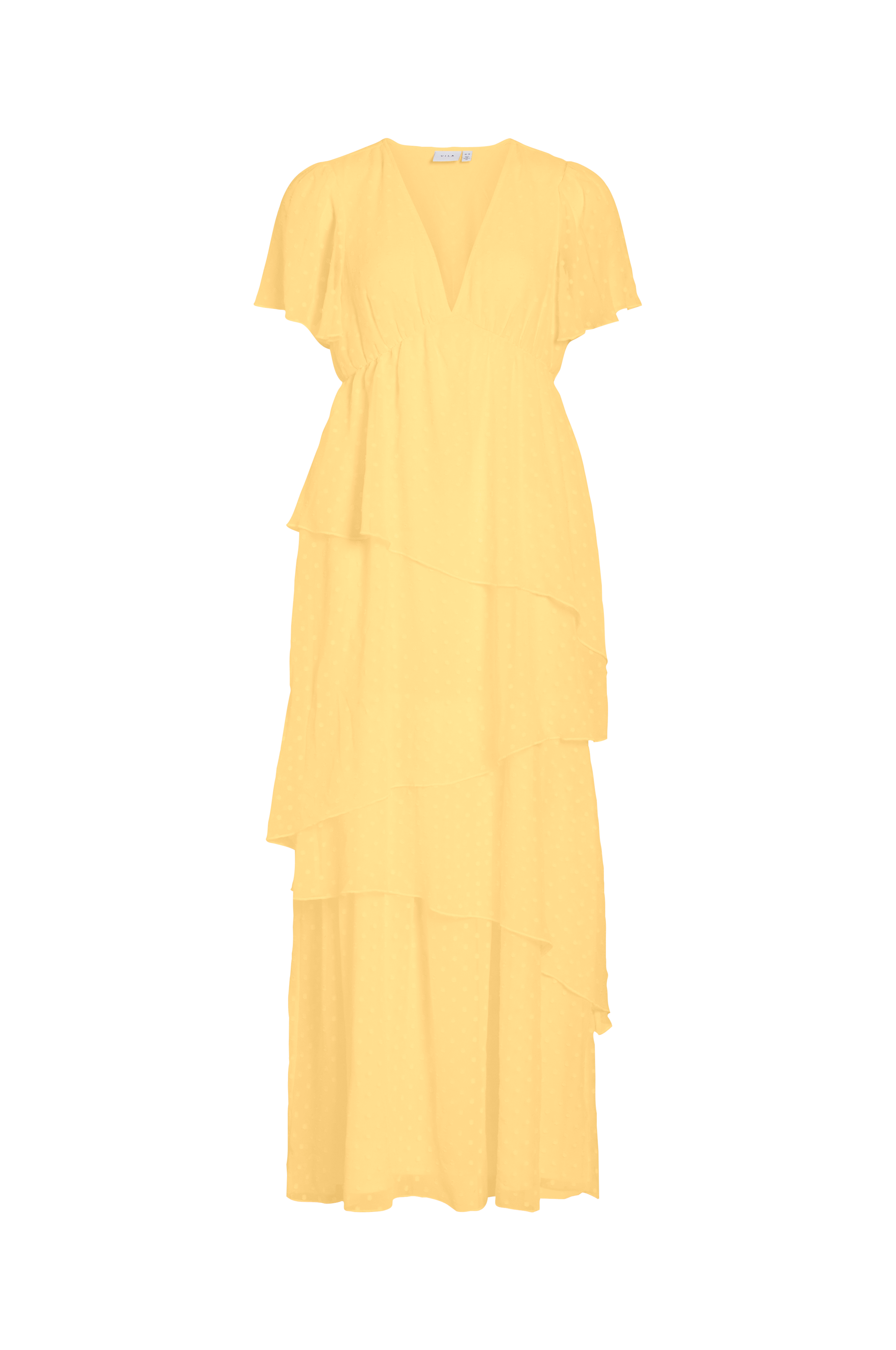 Maxikjole viDobby S/S Ankel Layer Dress v:5083988