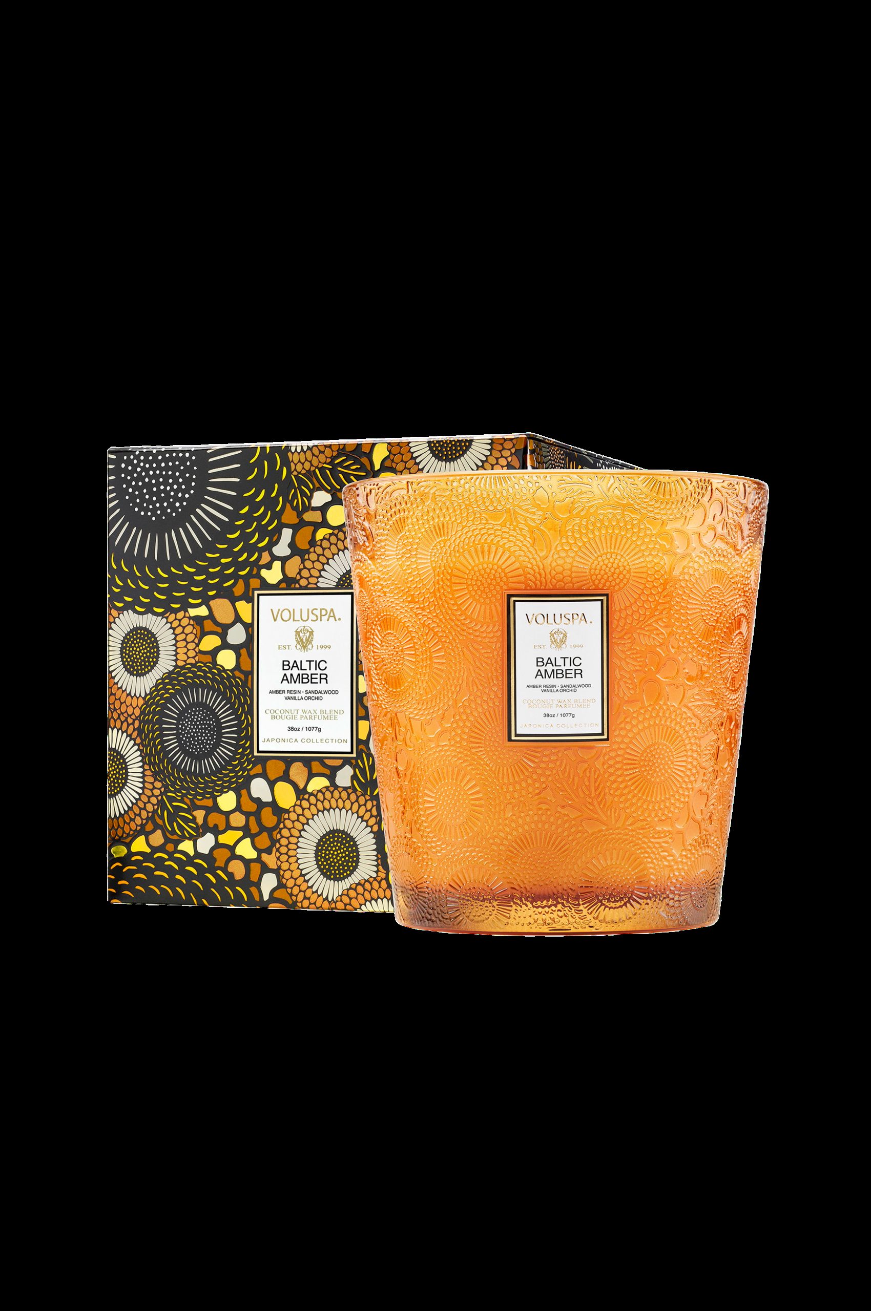 Baltic Amber Boxed Luxe Jar Candle 80H v:5390234