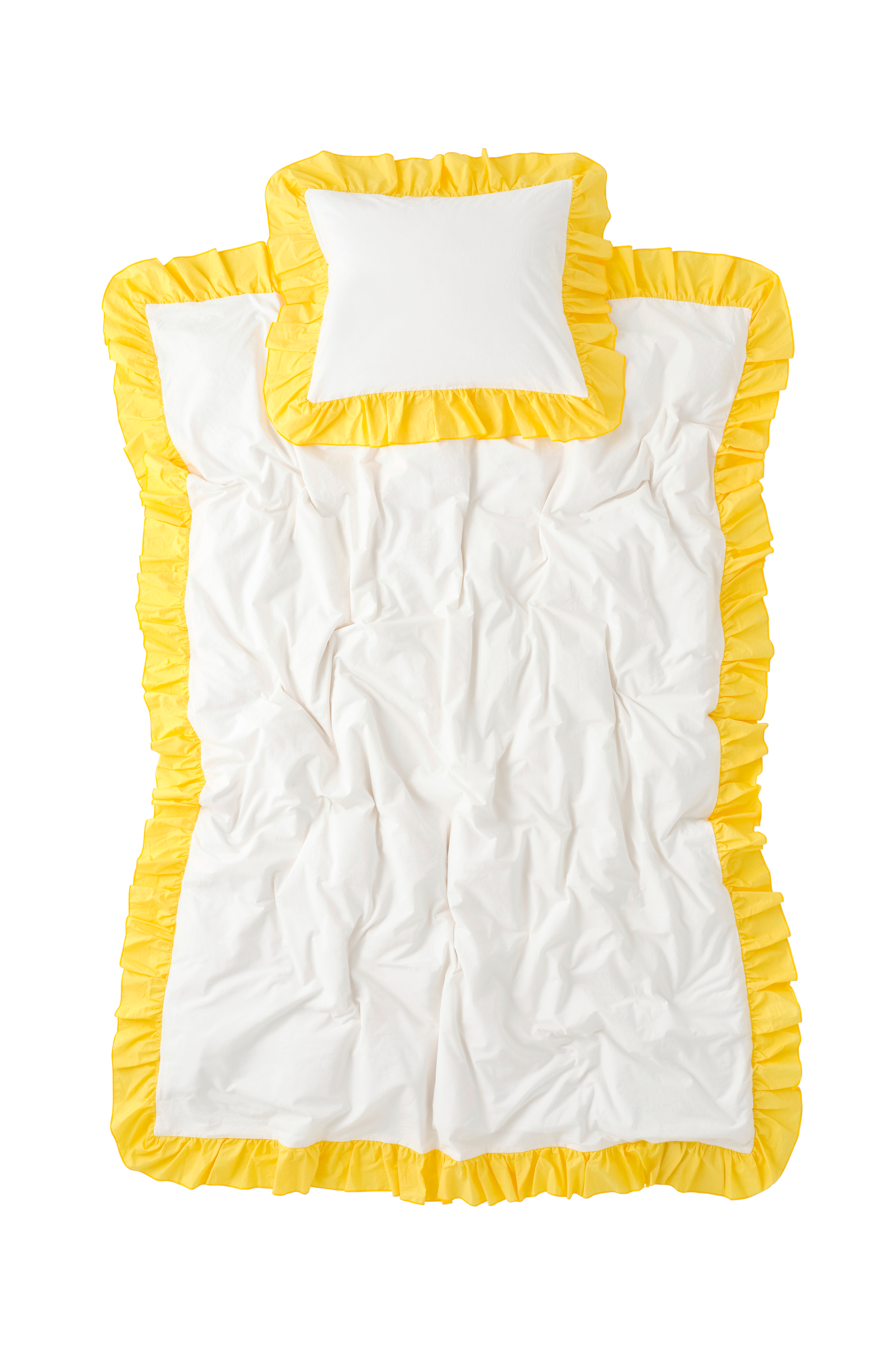 Sengesett Maryam Frill i bomullspercale 2 eller 3 stykker v:9835355