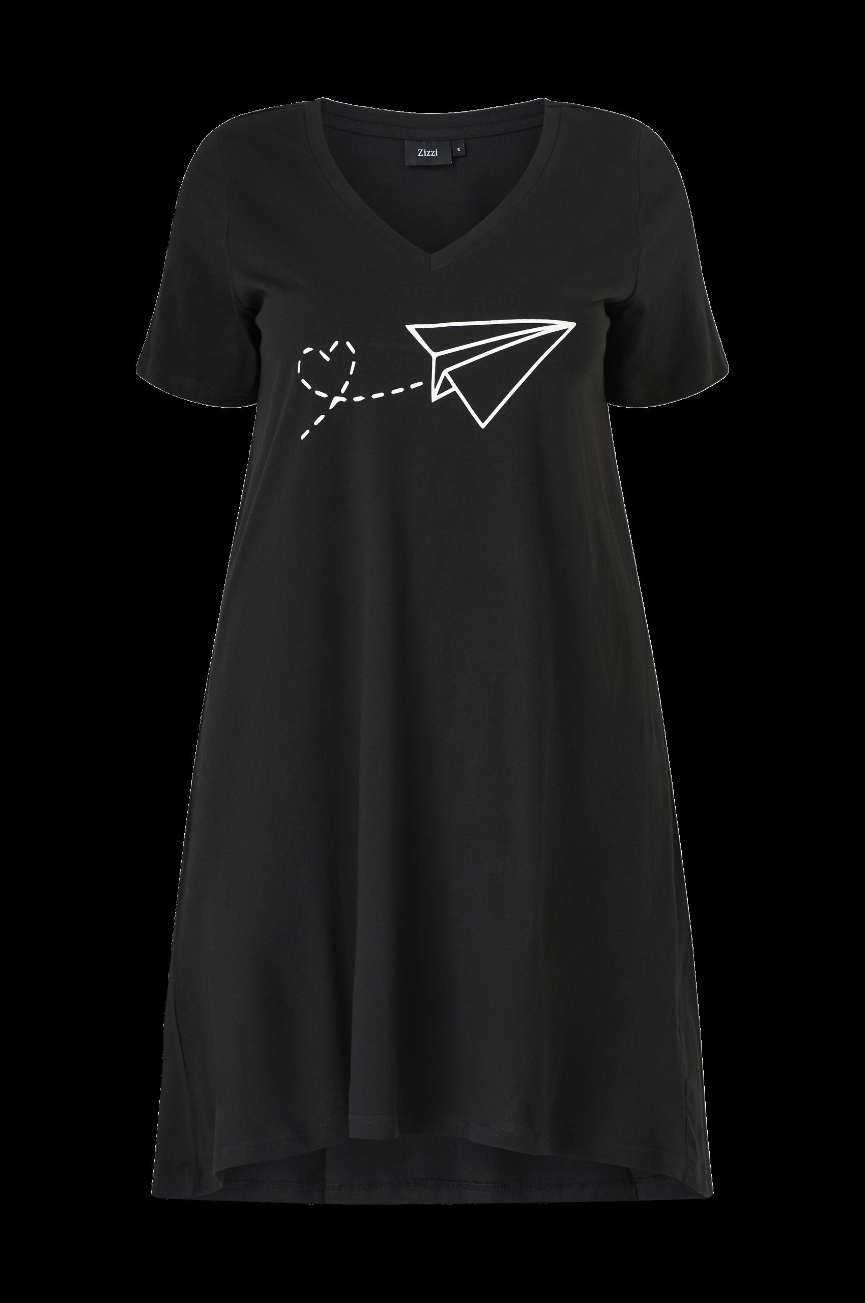 Nattkjole mAlba S/S Blk Dress v:1416129