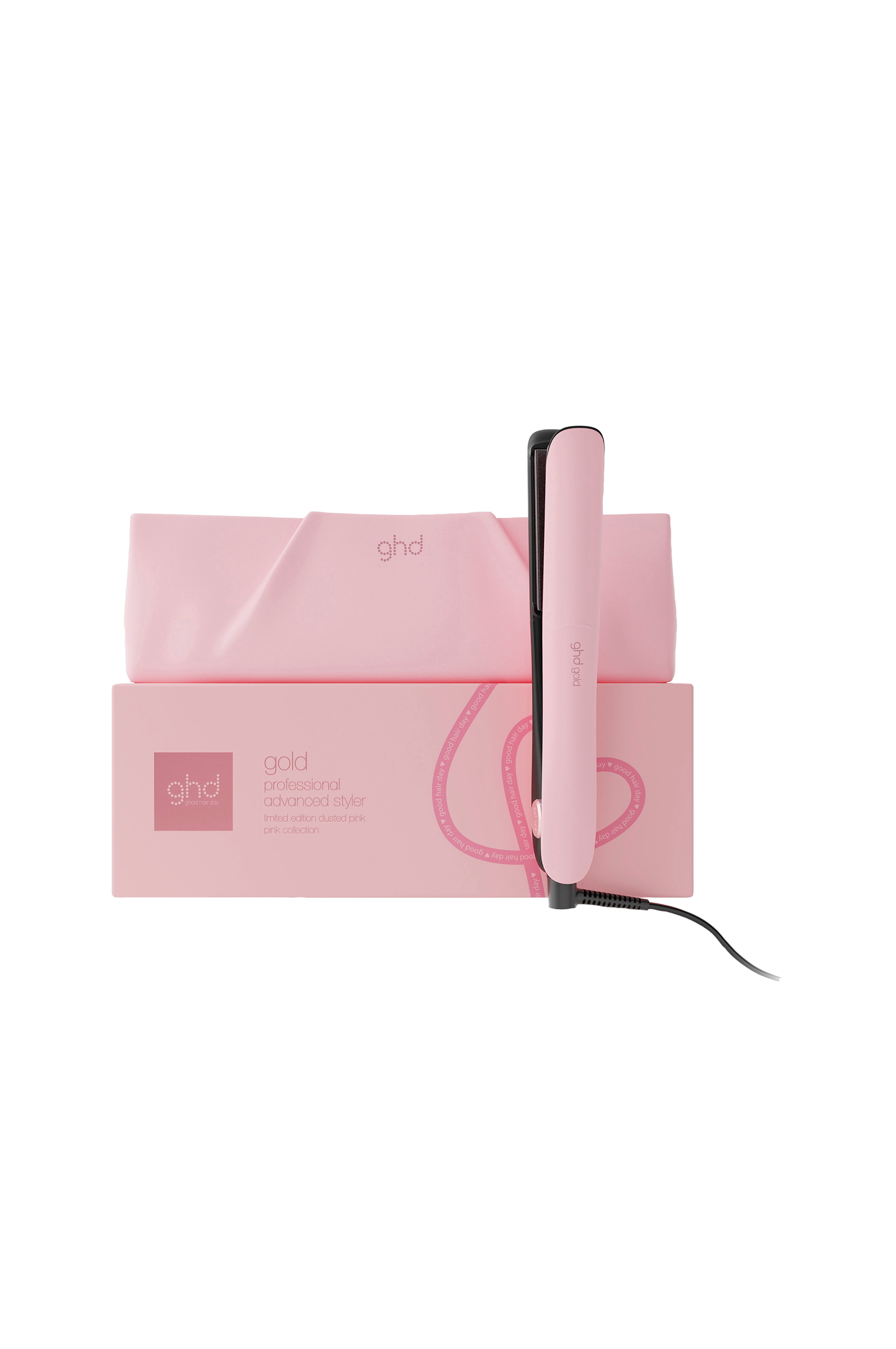 Gold Limited Edition Hair Straightener In Dusted Pink v:5795725