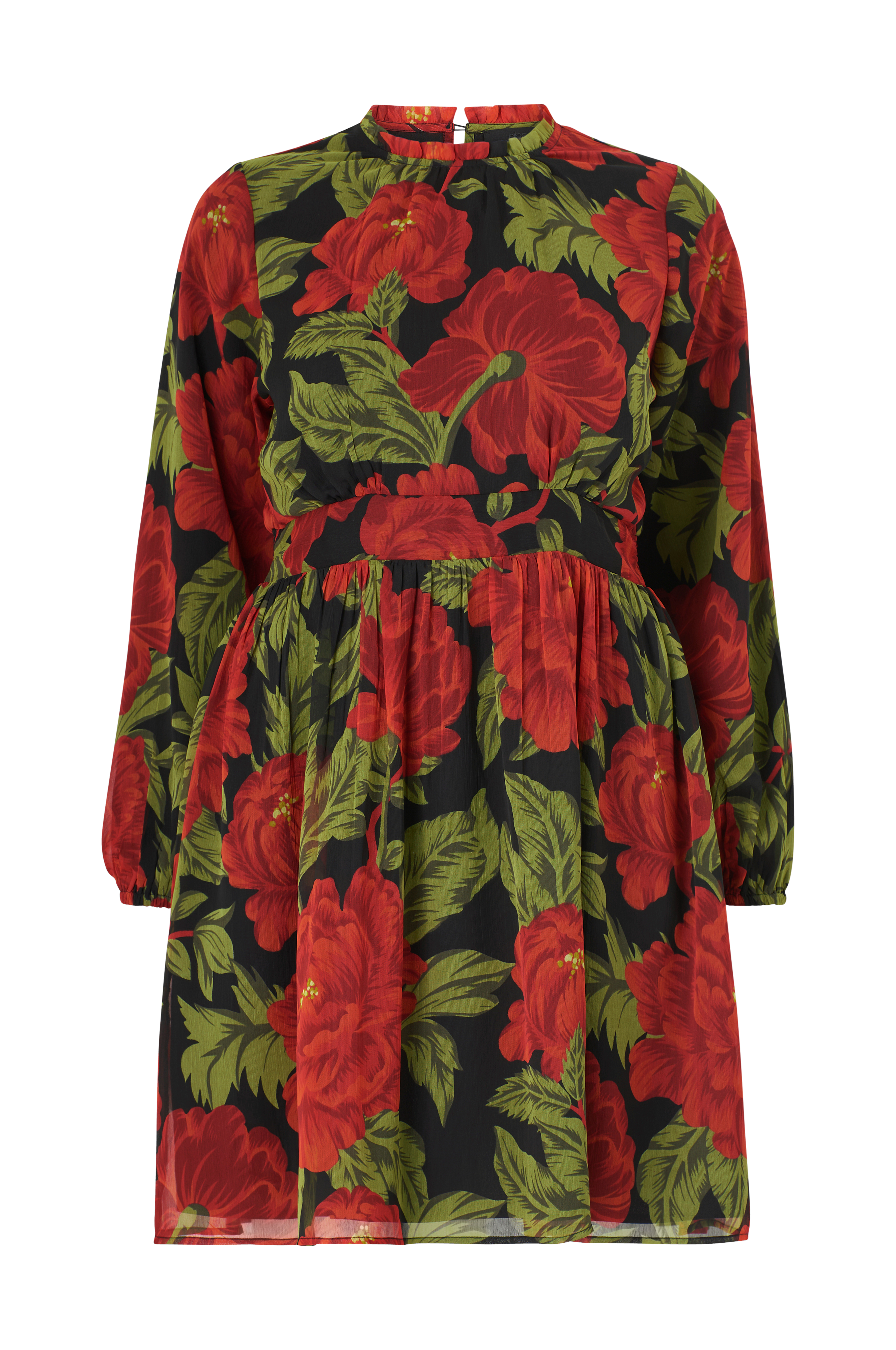 Kjole i chiffon v:6609394
