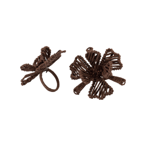 Serviettring Flower 2 stk v:324082