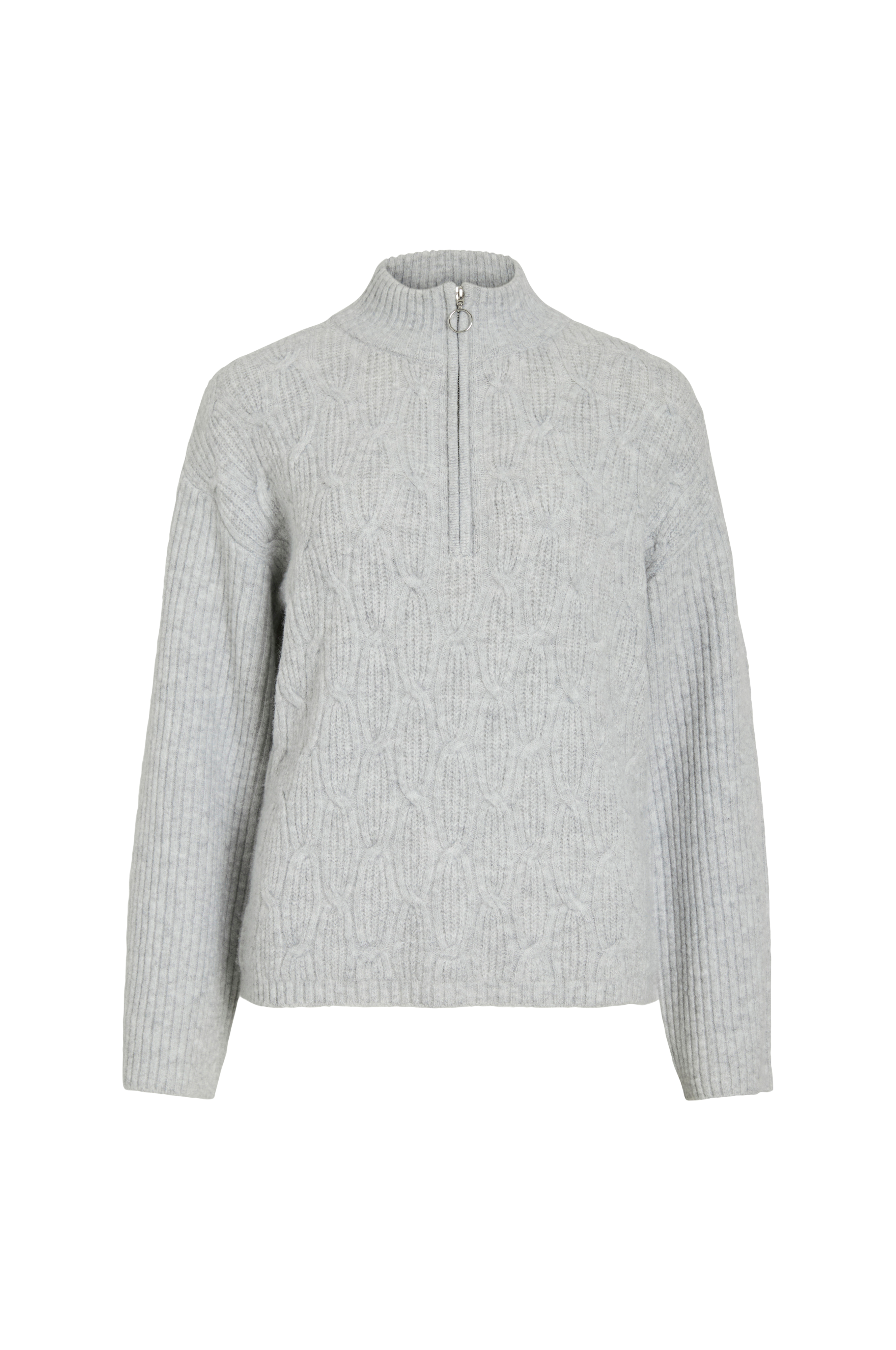 Pullover viLassia L/S High Neck Zipper Top v:7373573
