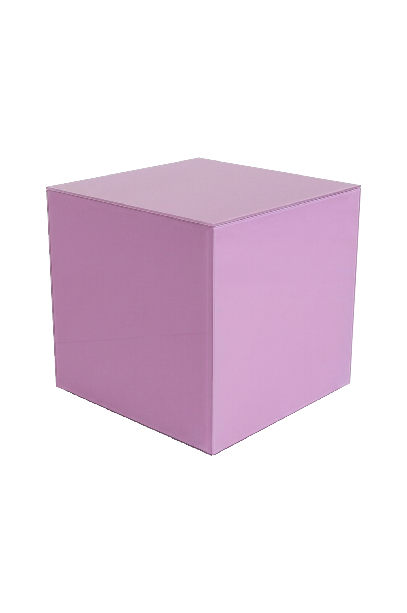 Pop kube i farget glass 35x35 cm v:1475682