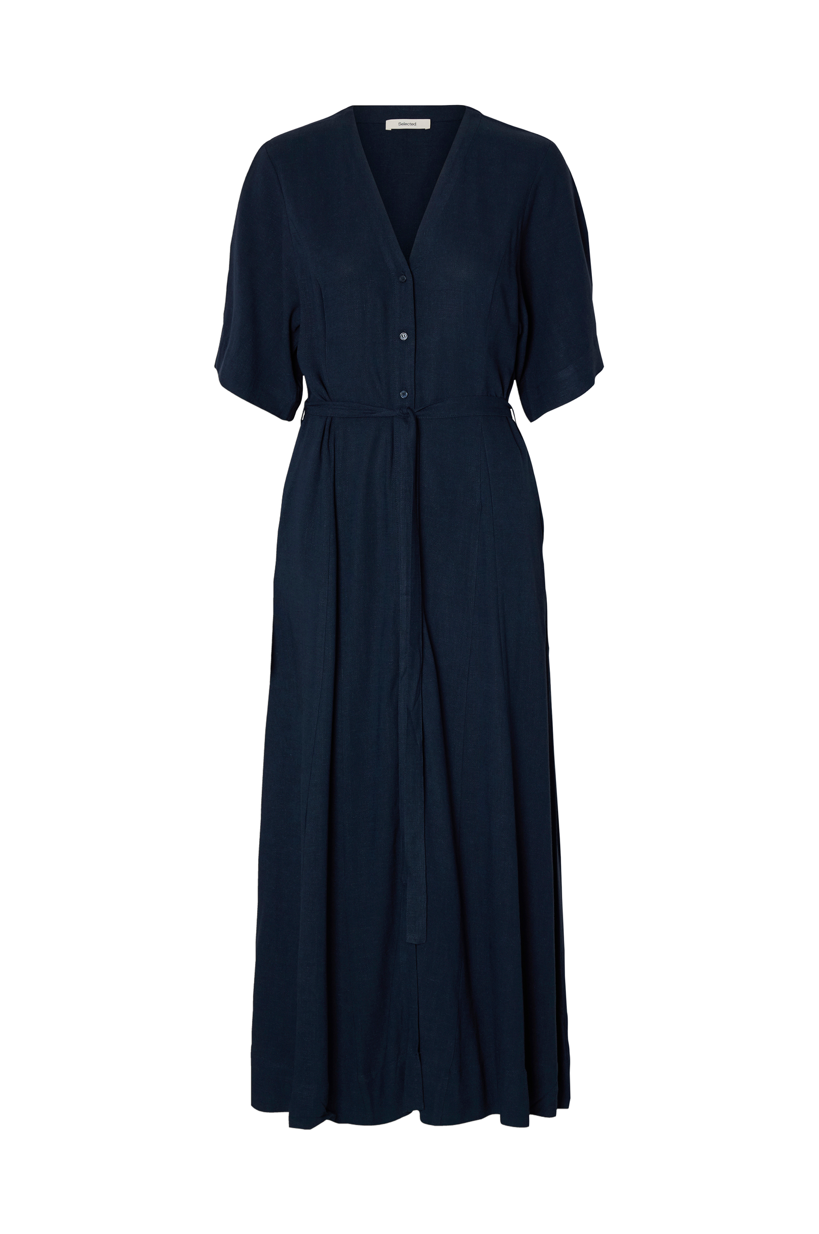Maxikjole slfViva Regular Linen Blend v:4445309