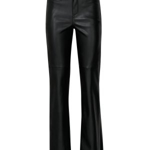 Bootcut bukser i skinnimitasjon v:477479