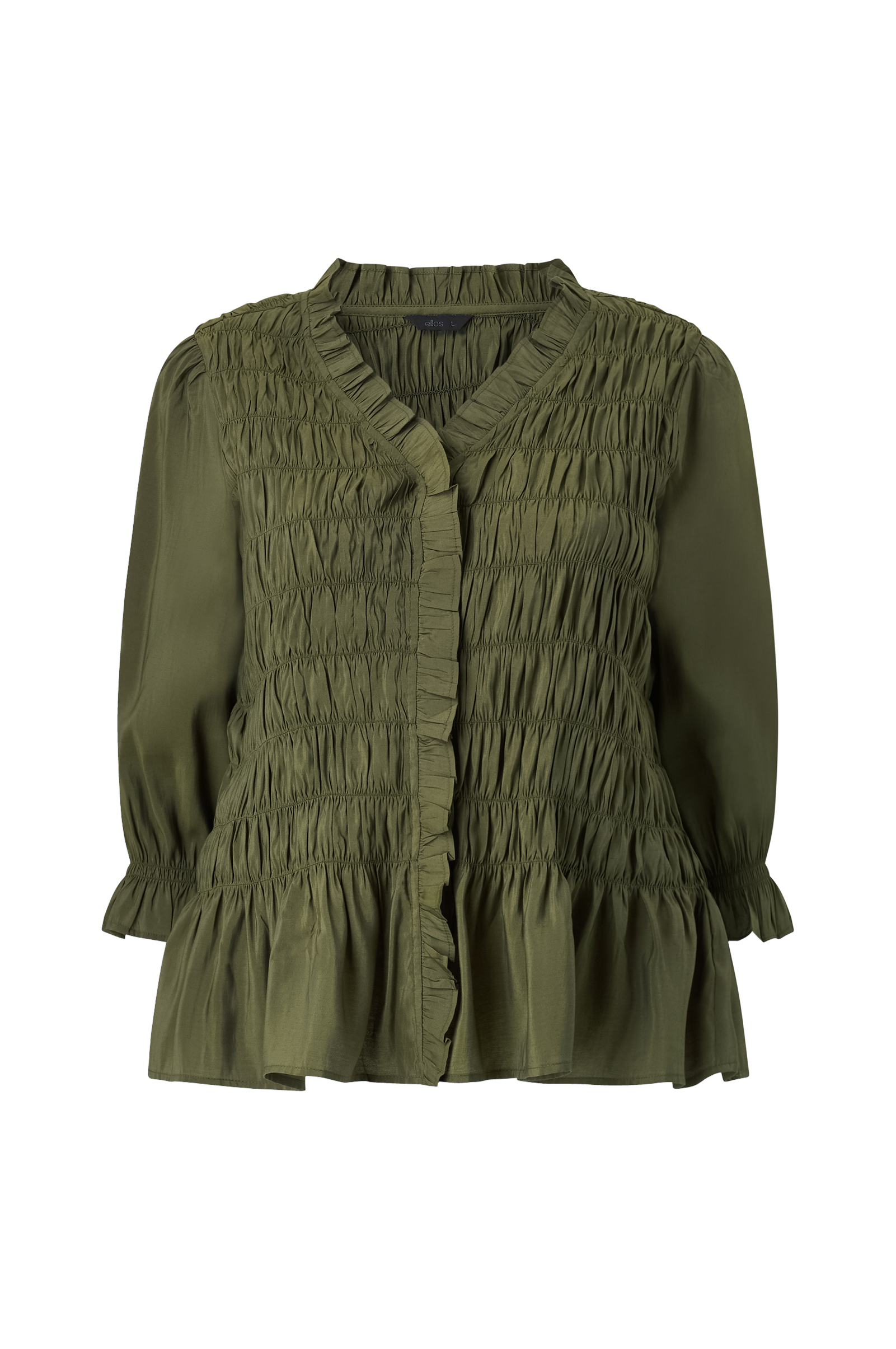 Bluse med vaffelsøm v:2920849