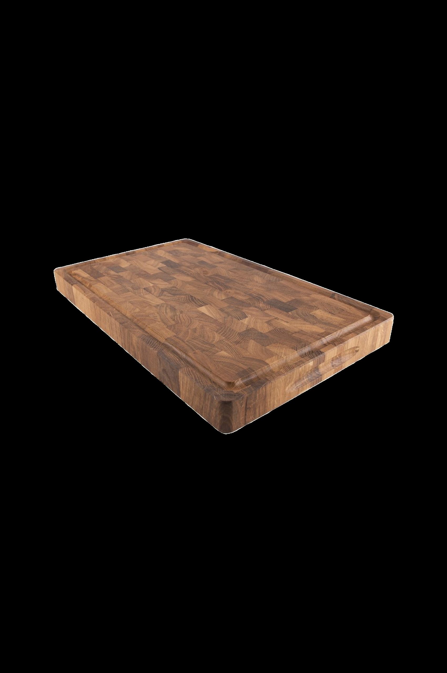 Skärbräda Ek Stavlimmad med Ränna 50 x 30 x 4 cm v:6268066